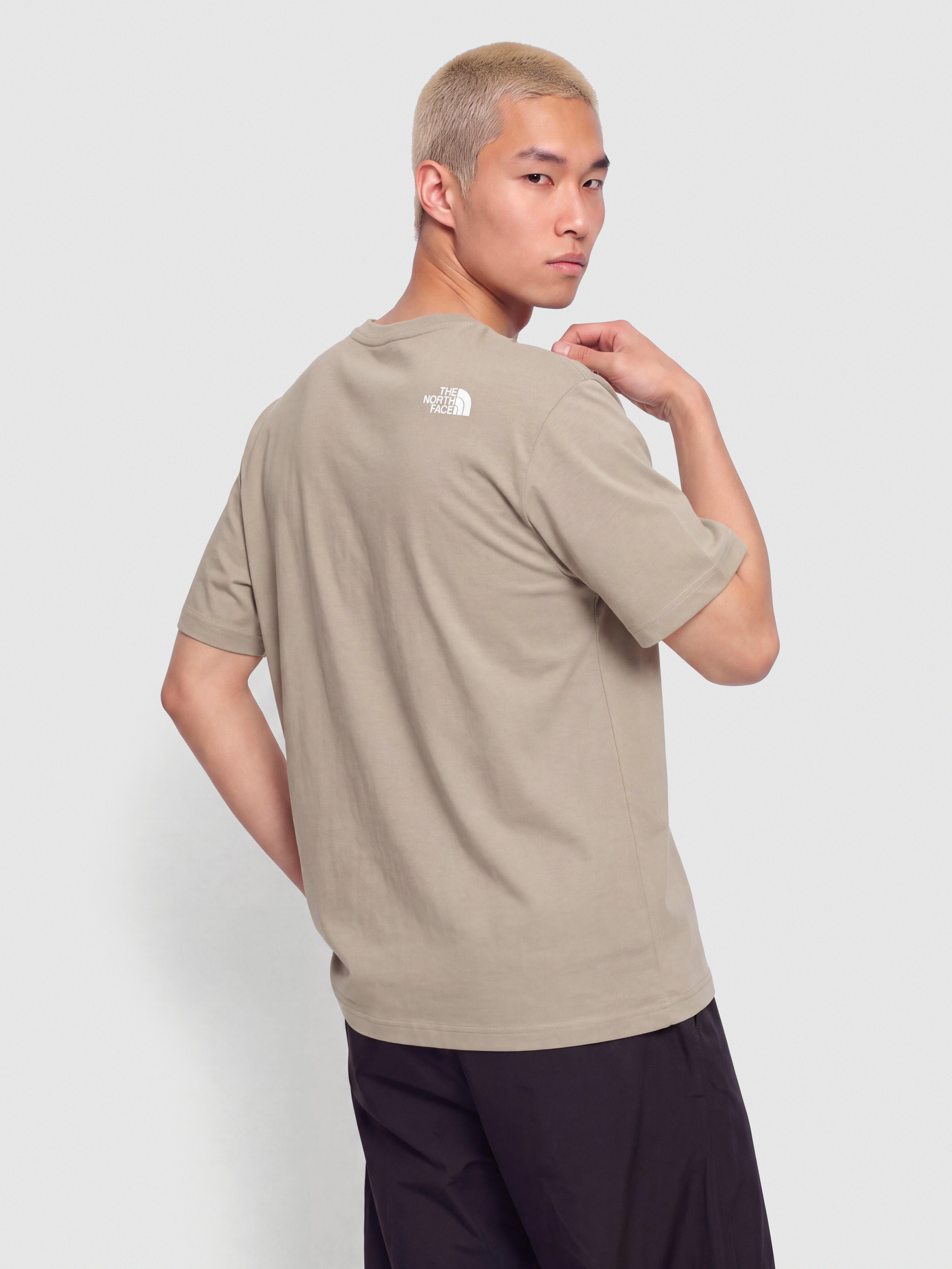T-shirt The North Face Mountain Logo Relaxed (stone slab)