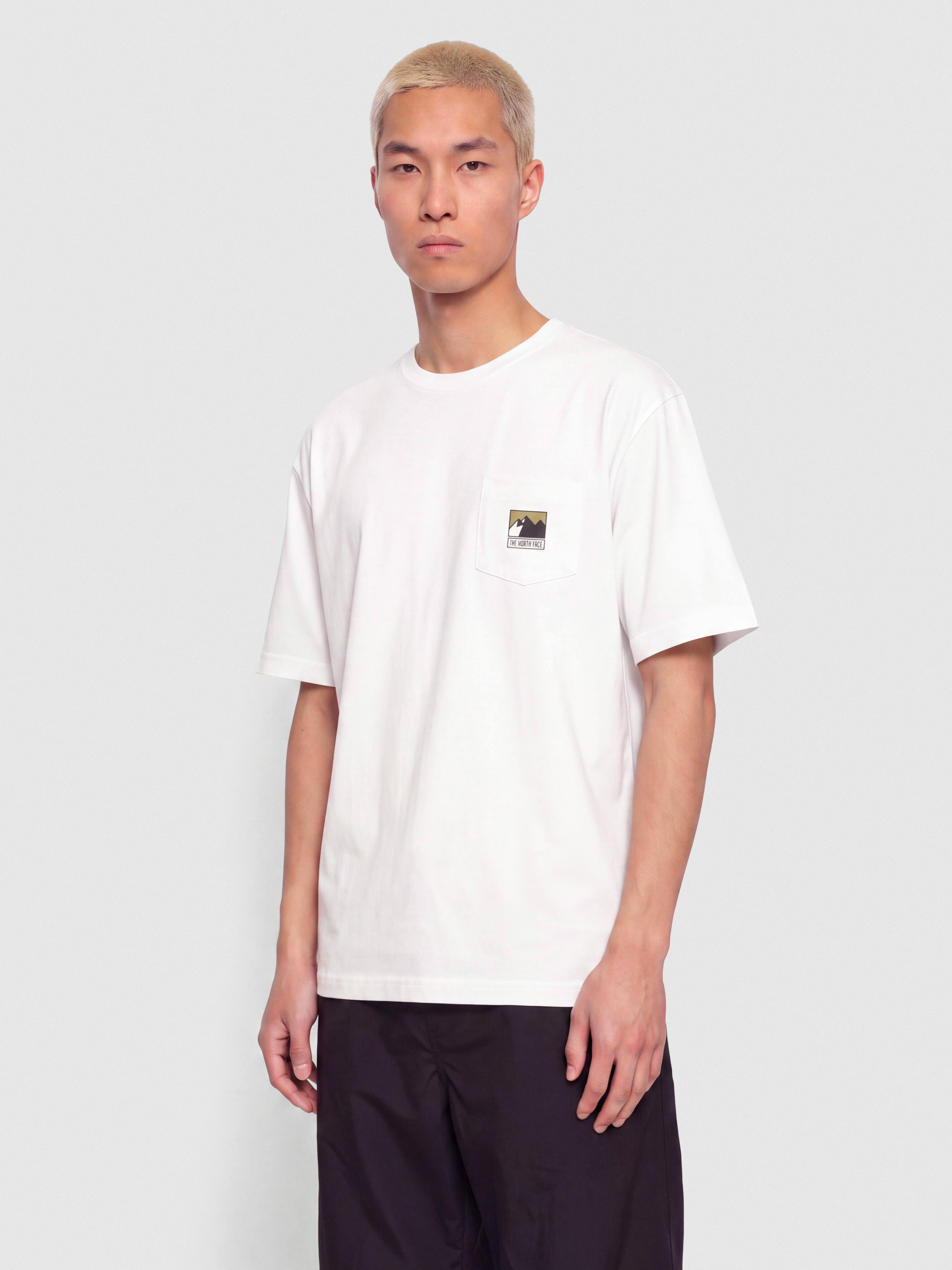 T-shirt The North Face Mountain Logo Relaxed (tnf white)