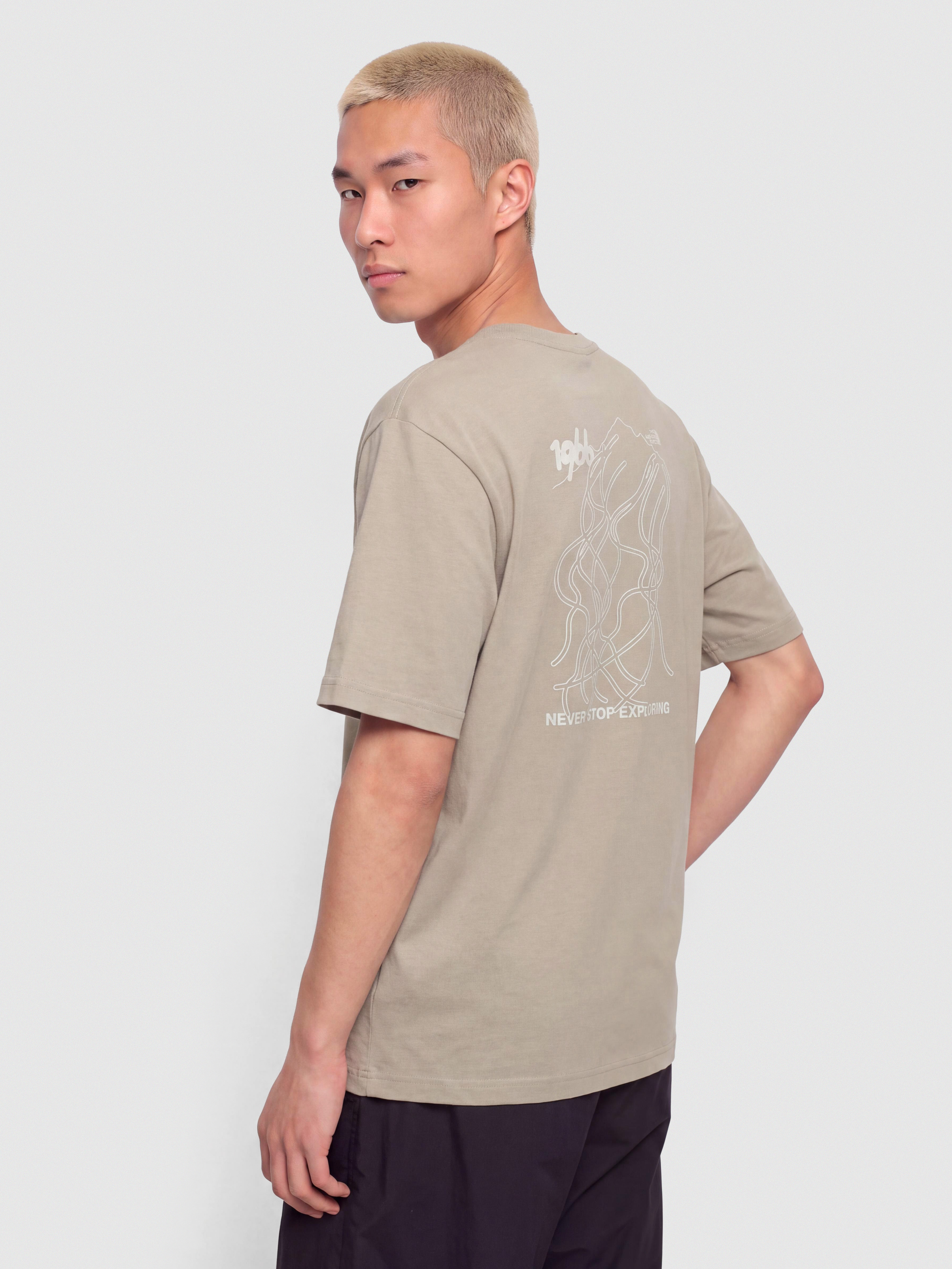 T-shirt The North Face Nse Slopes Relaxed (stone slab)
