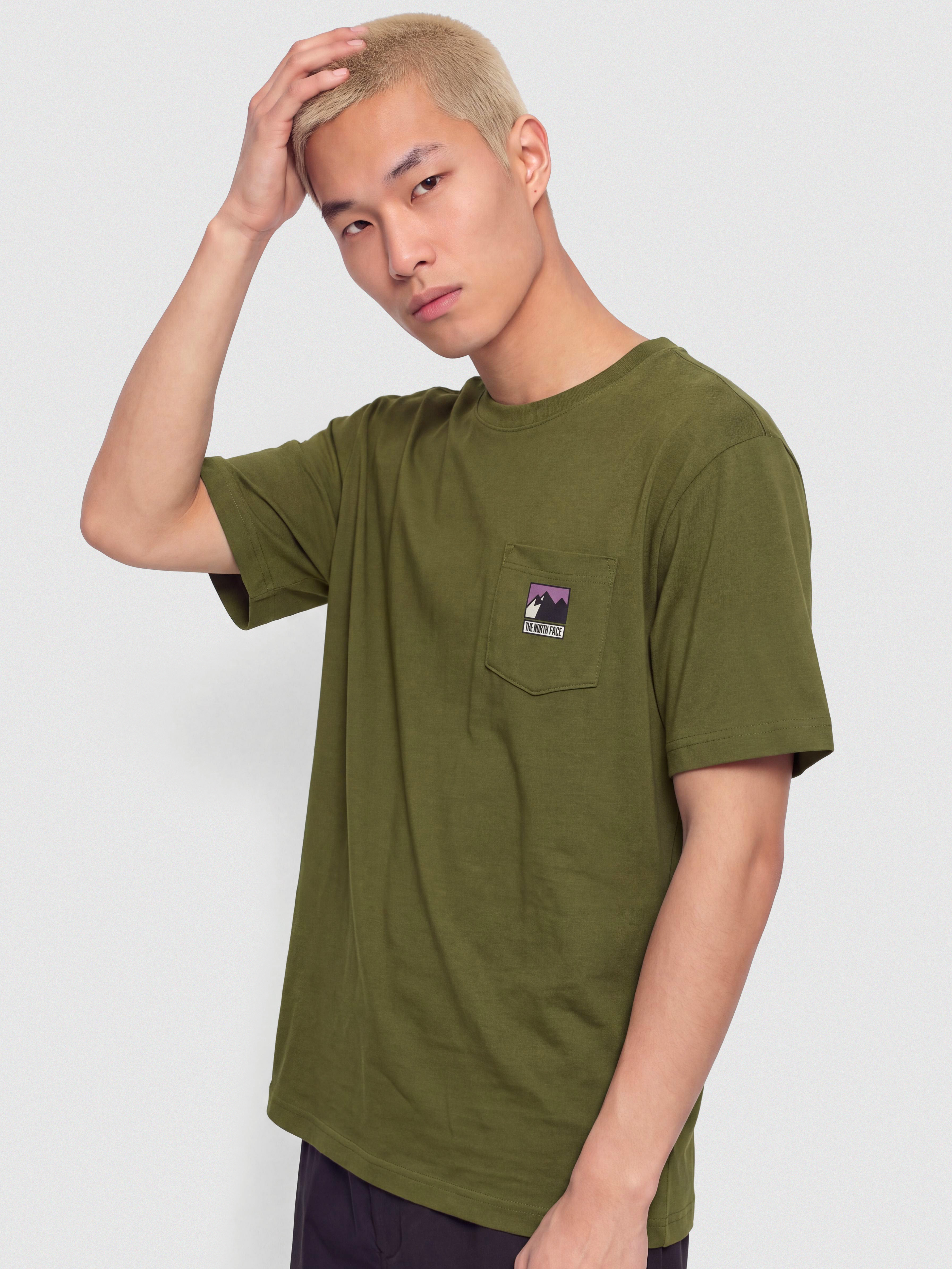 T-shirt The North Face Mountain Logo Relaxed (woodland green)