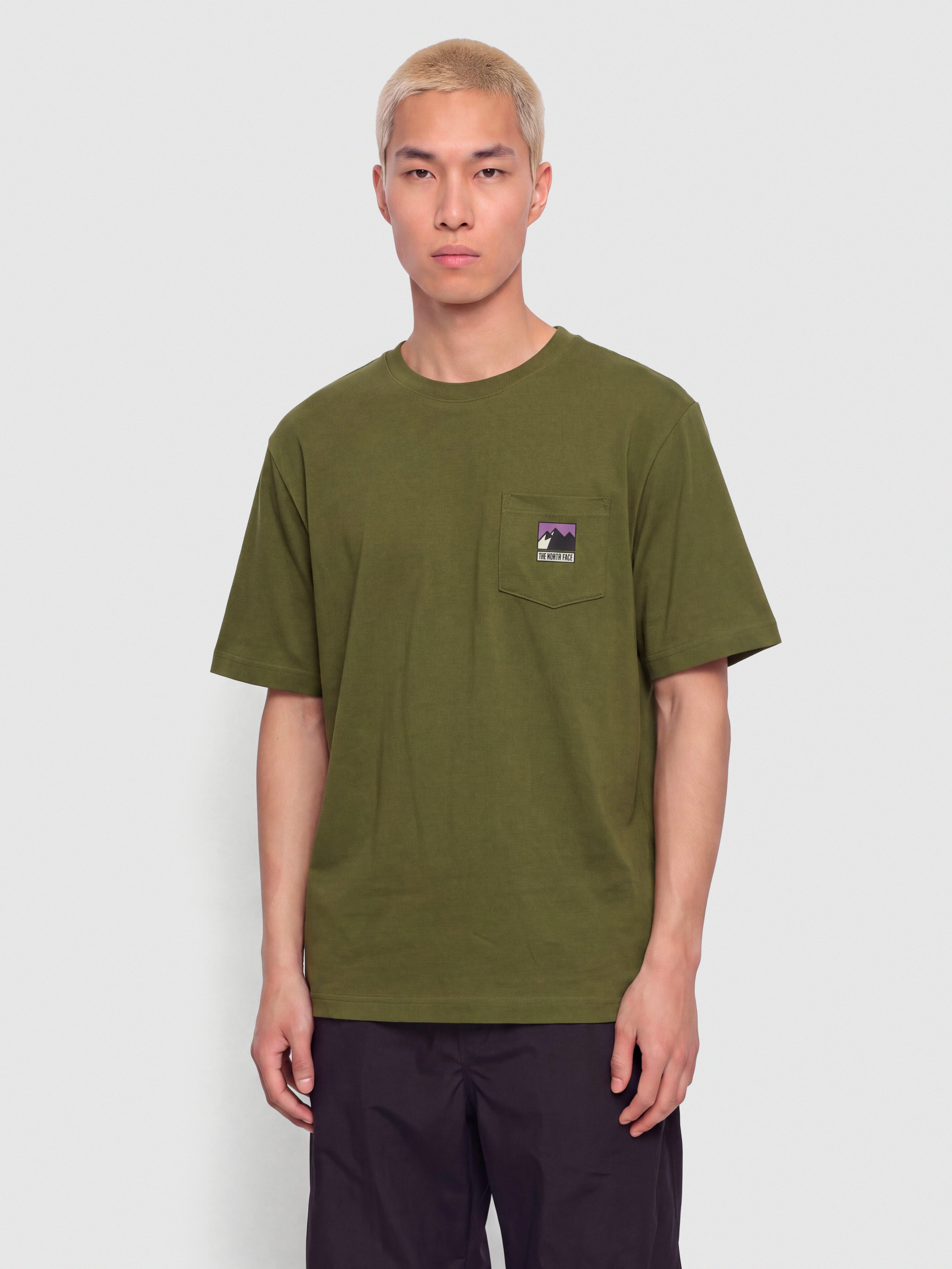 T-shirt The North Face Mountain Logo Relaxed (woodland green)
