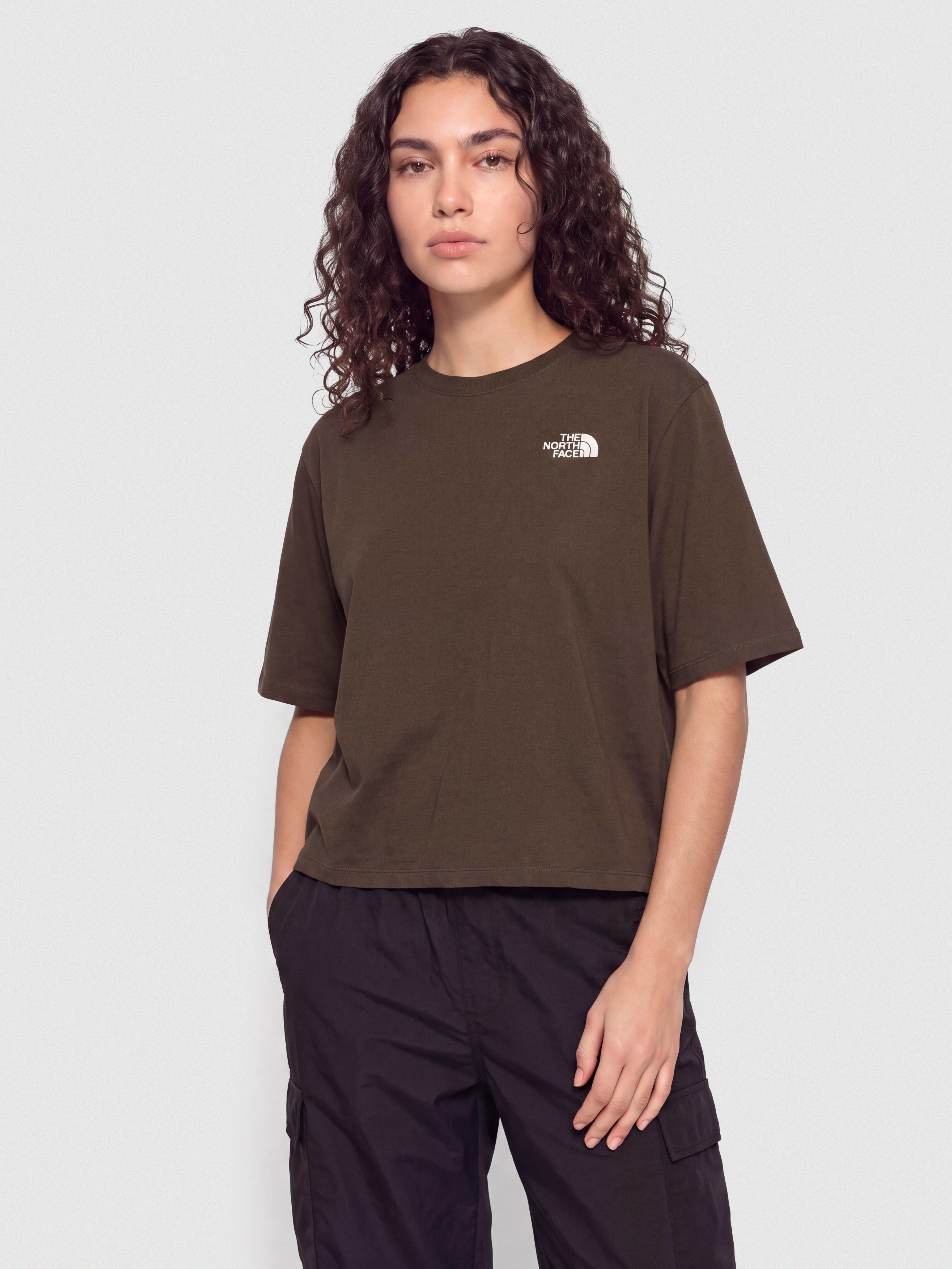 T-shirt The North Face Hike Picnic Boxy Wmn (dark chestnut)