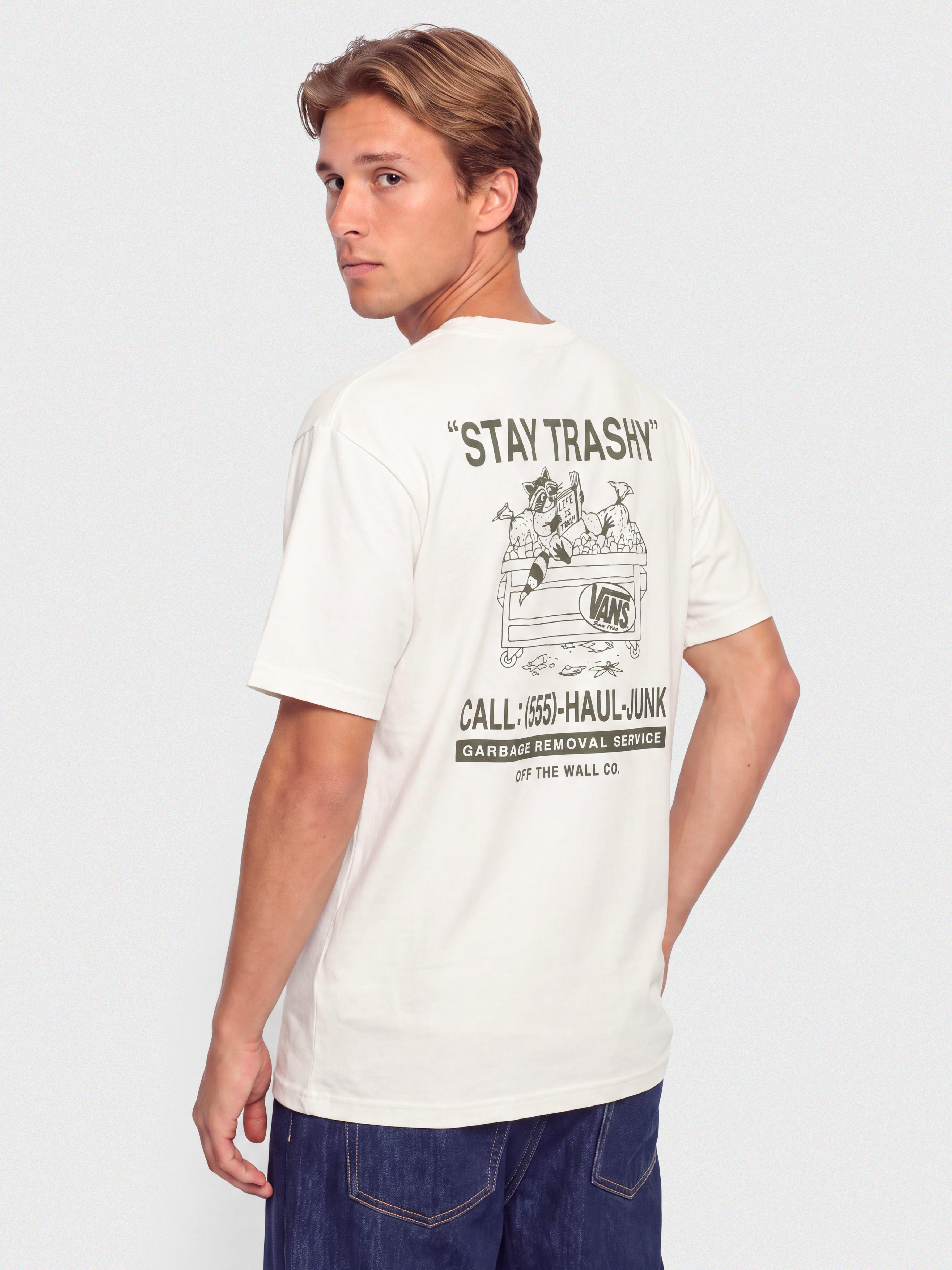 T-shirt Vans Trashy (marshmallow)