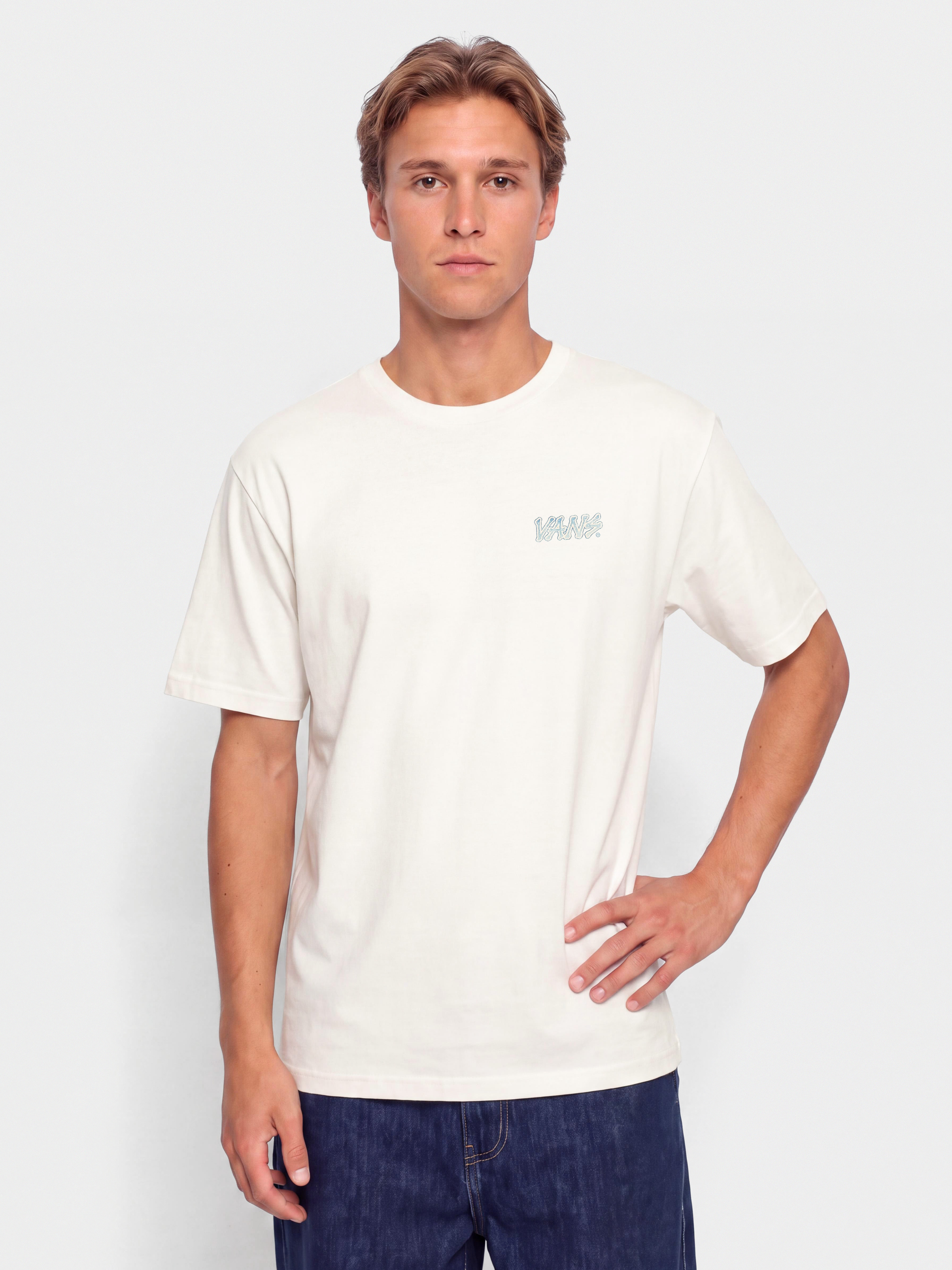 T-shirt Vans V Bones (marshmallow)