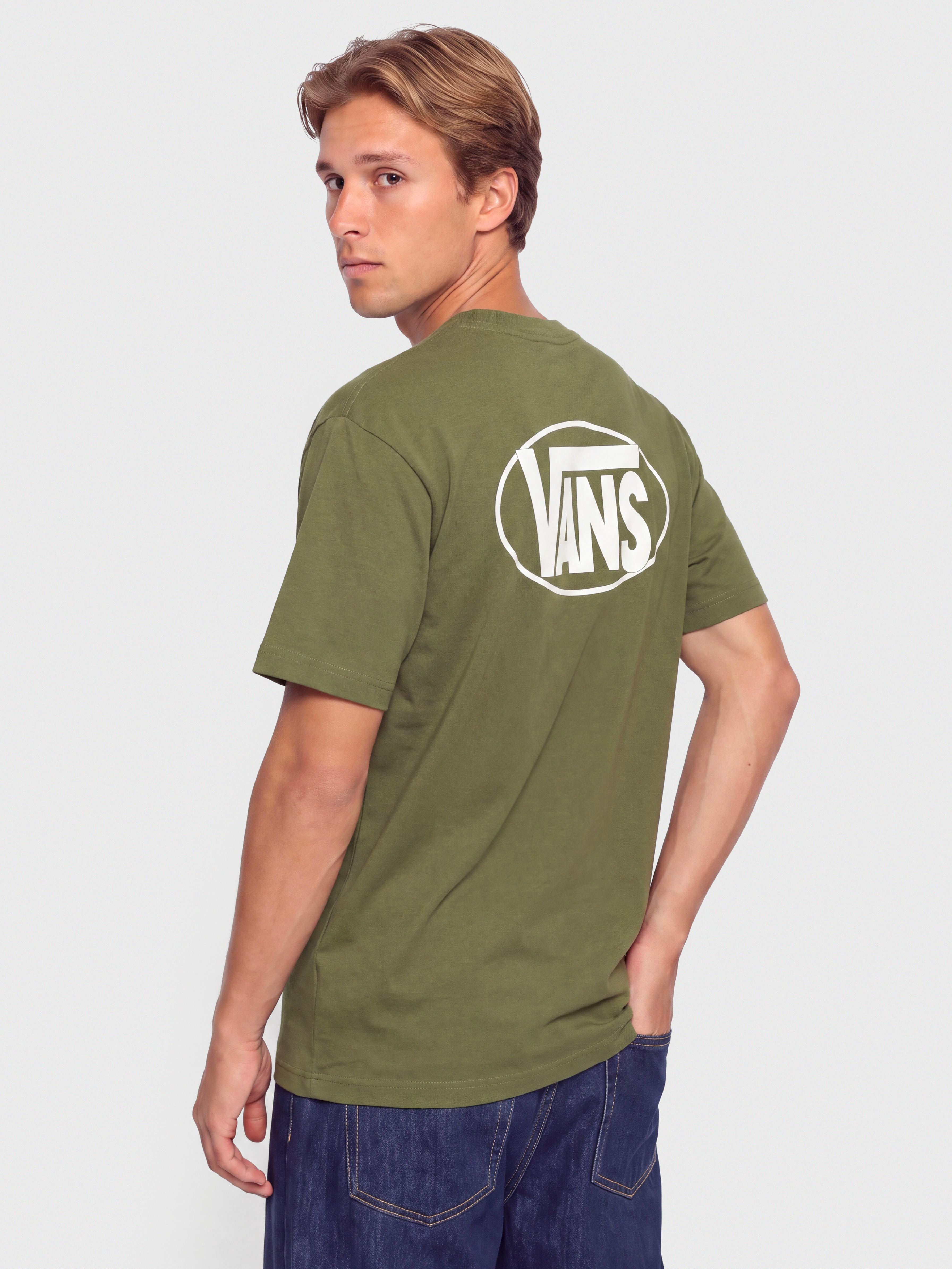 T-shirt Vans Oval Logo Loose (green balsam)