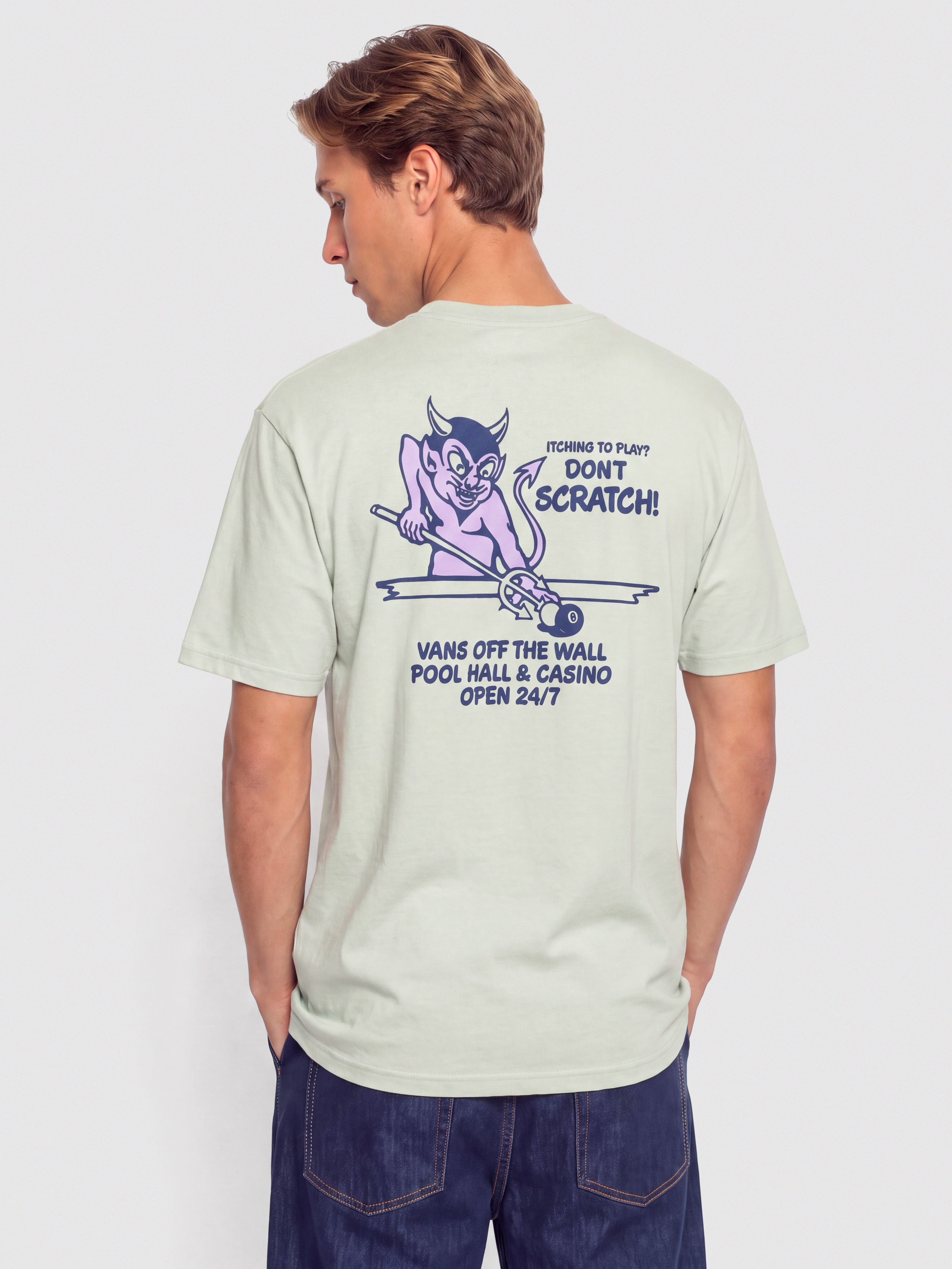 T-shirt Vans Old Scratch (dusty mint)
