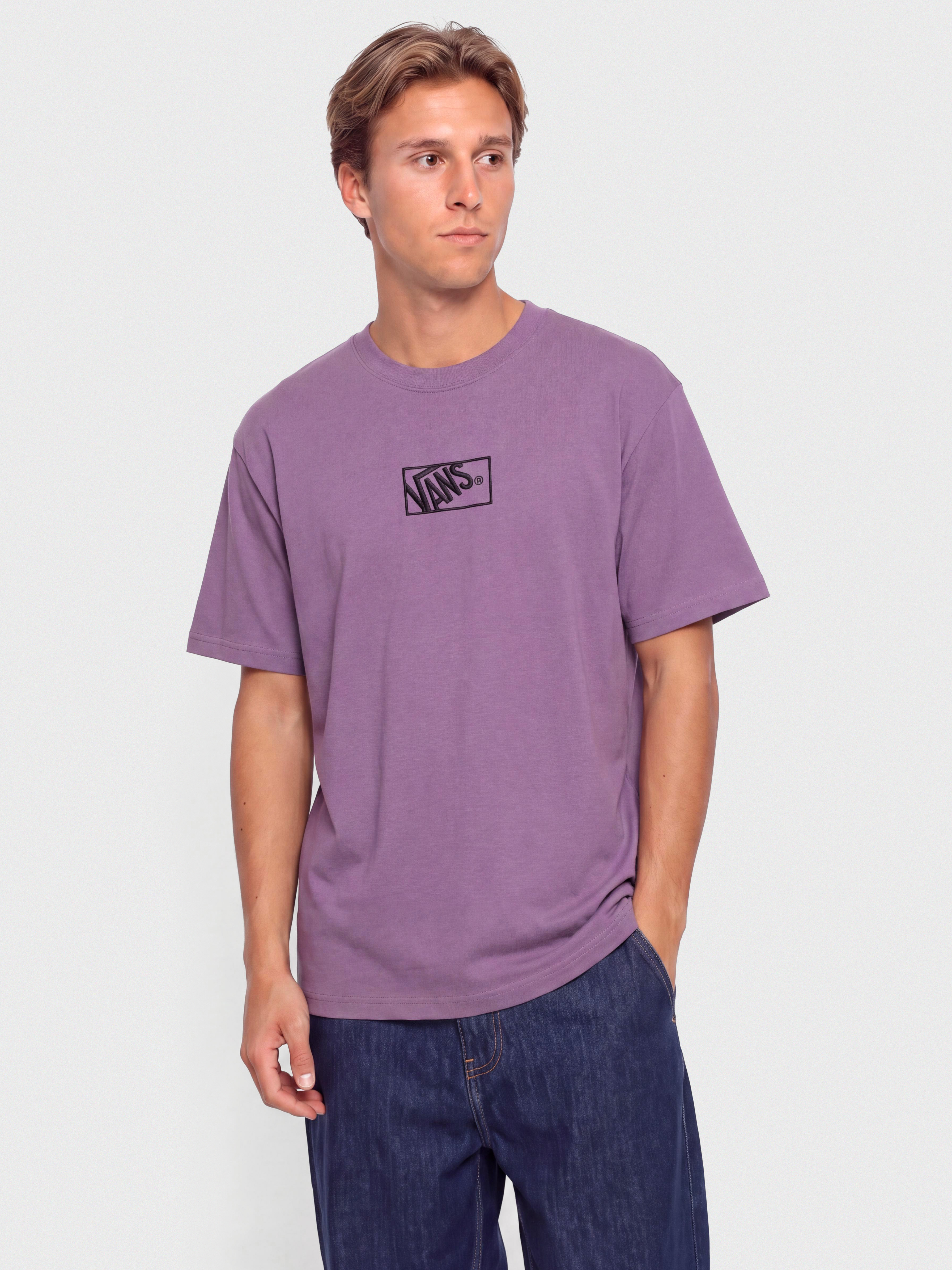 T-shirt Vans Blocked Box Loose (prism purple)