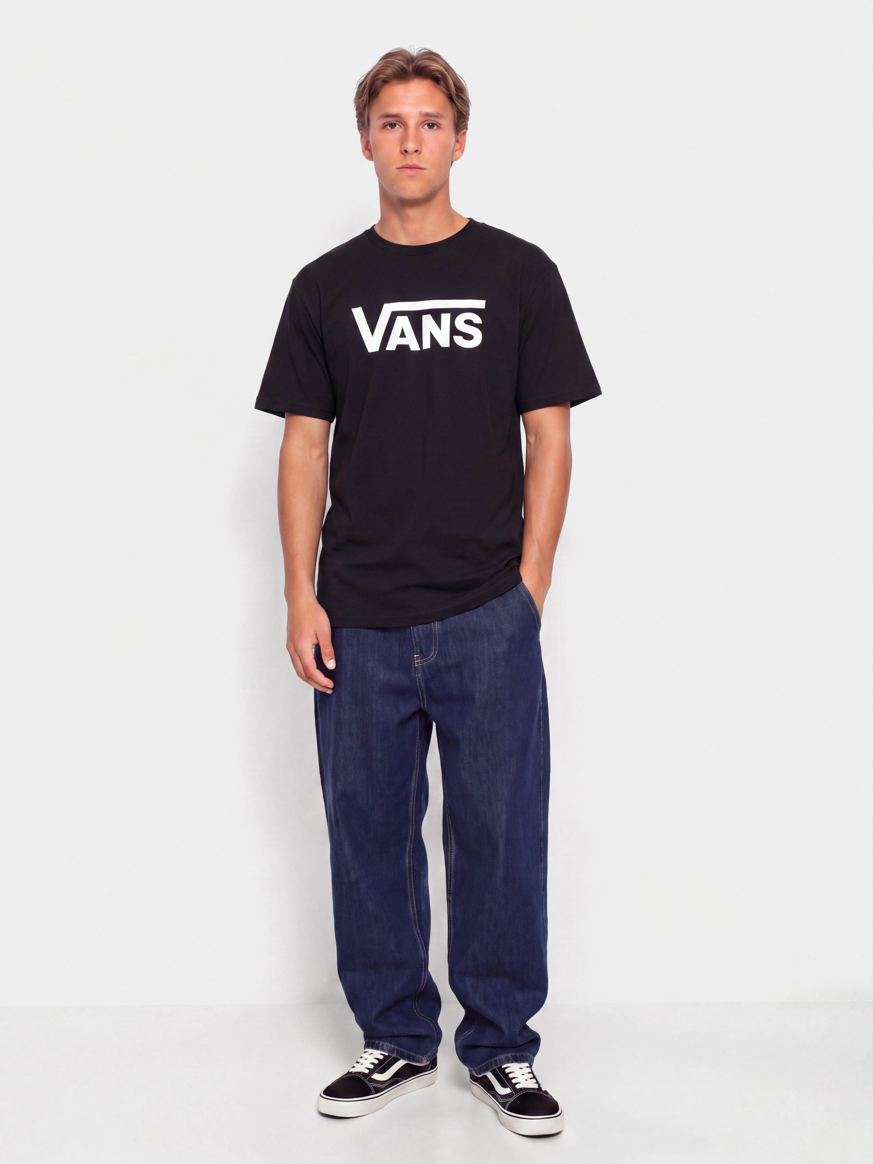 T-shirt Vans Classic Drop V (black/white)
