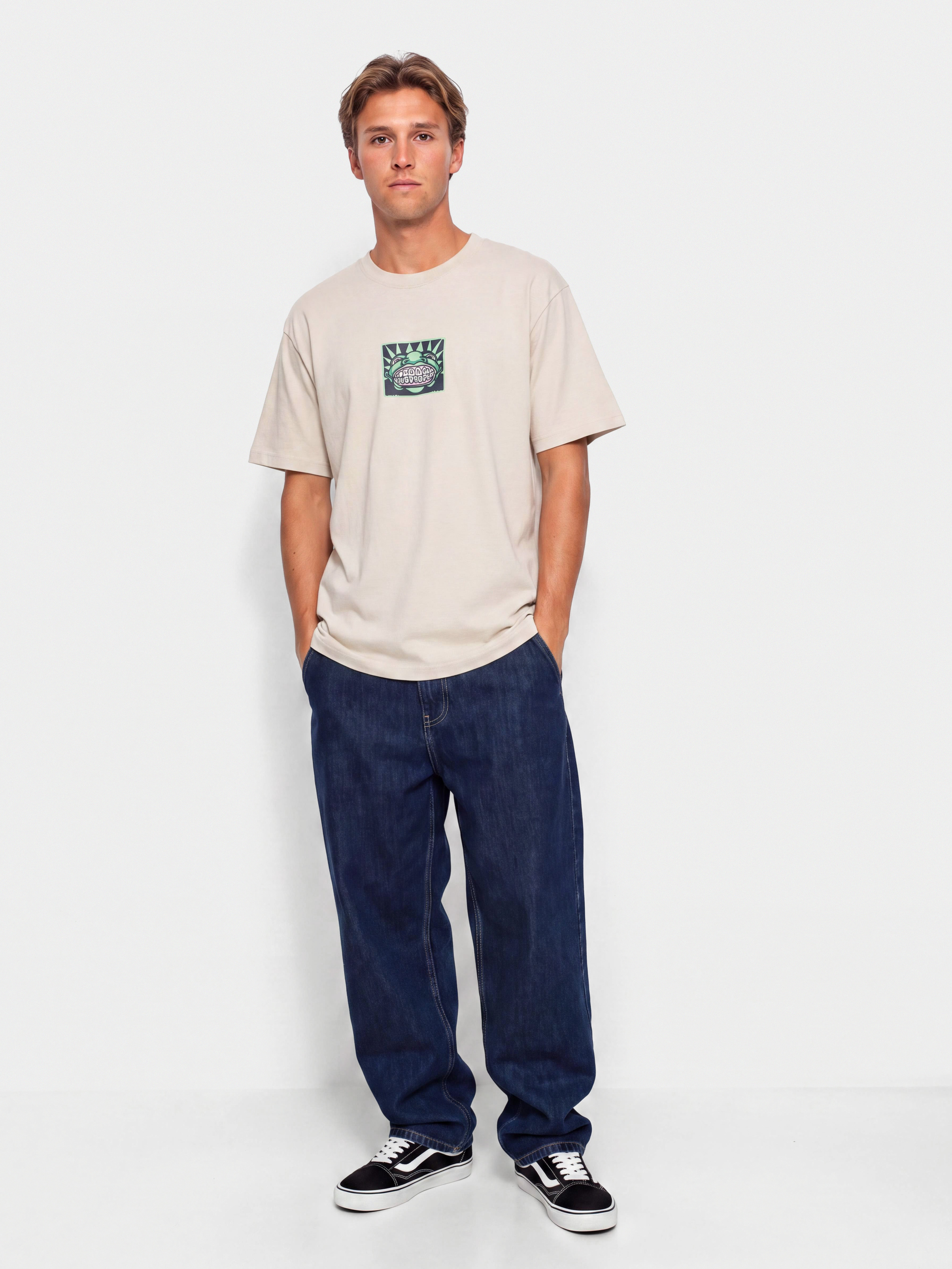 T-shirt Vans Vans Mouf Loose Fit (taupe mist)