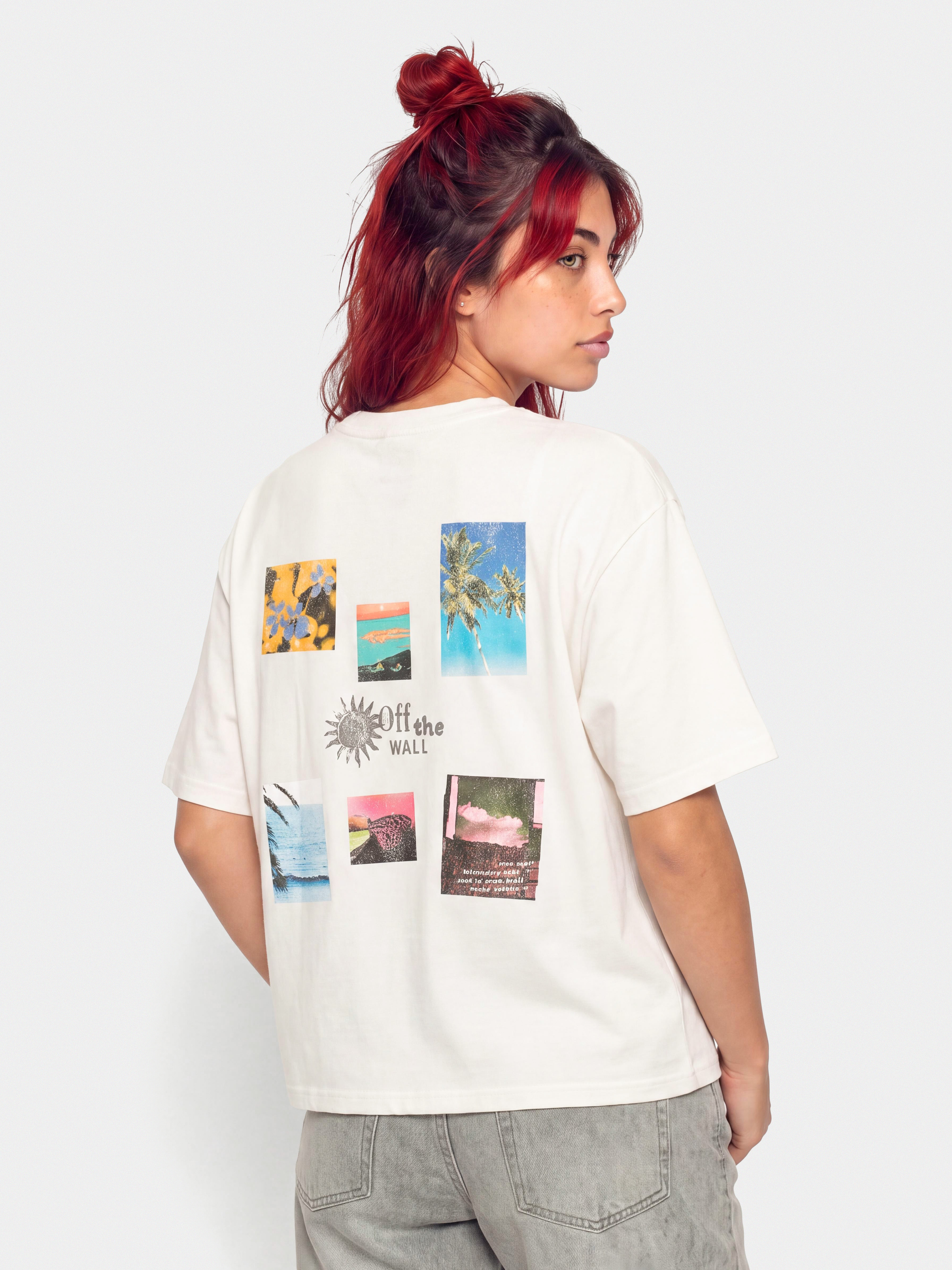T-shirt Vans Dreams Spill Wmn (marshmallow)