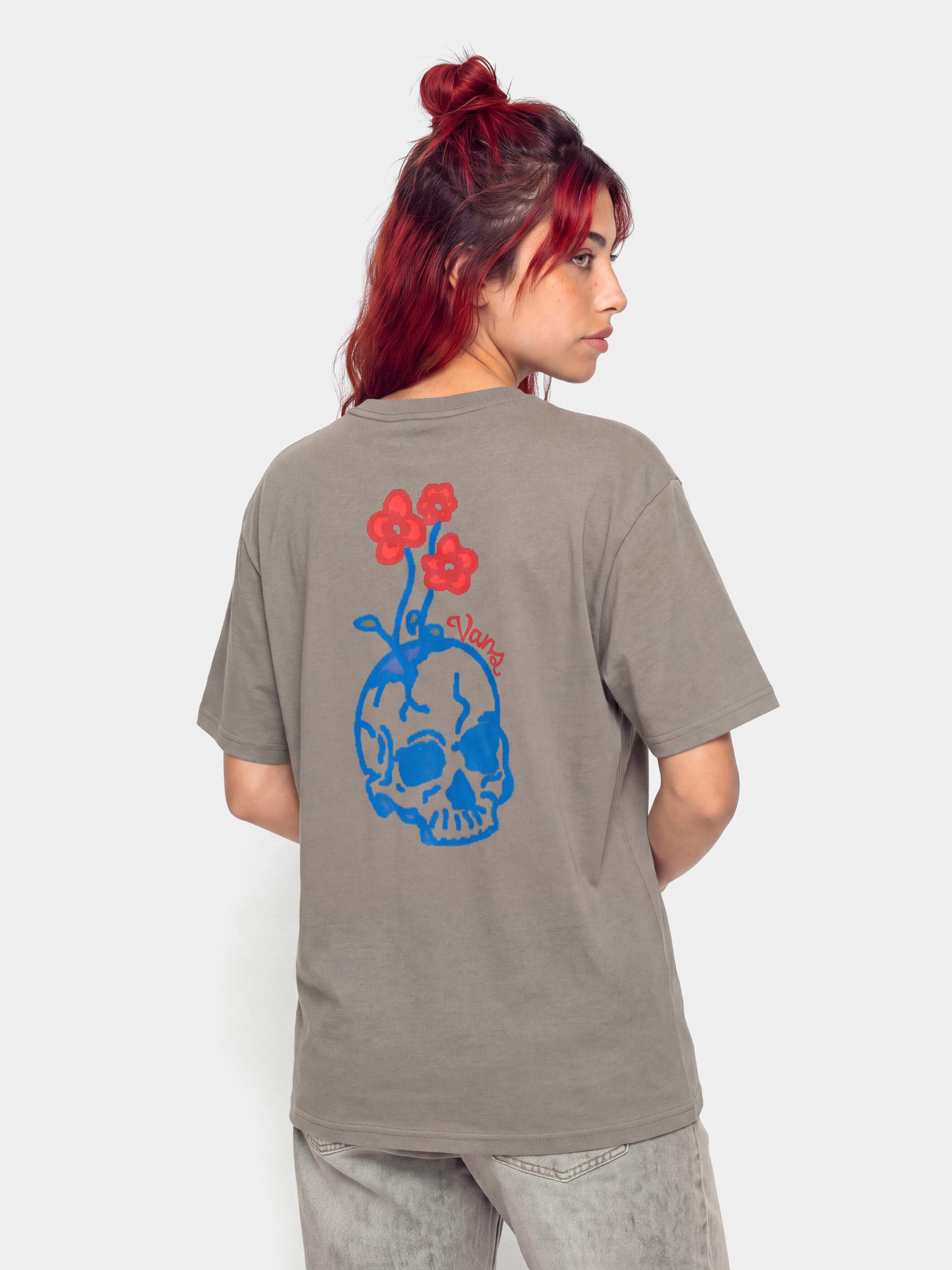 T-shirt Vans Hand Drawn Floral Wmn (pewter)
