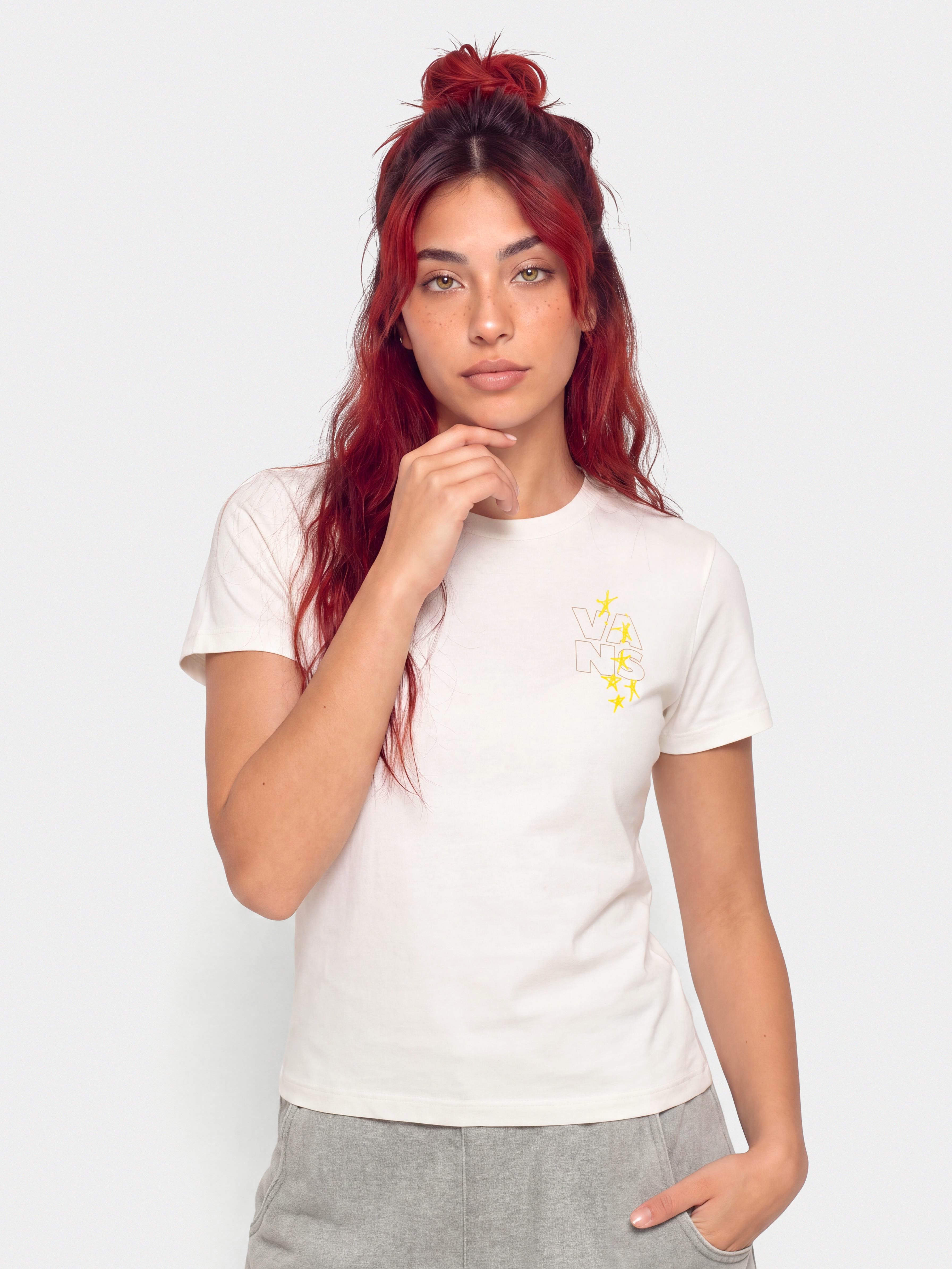 T-shirt Vans New Age Research Wmn (marshmallow)