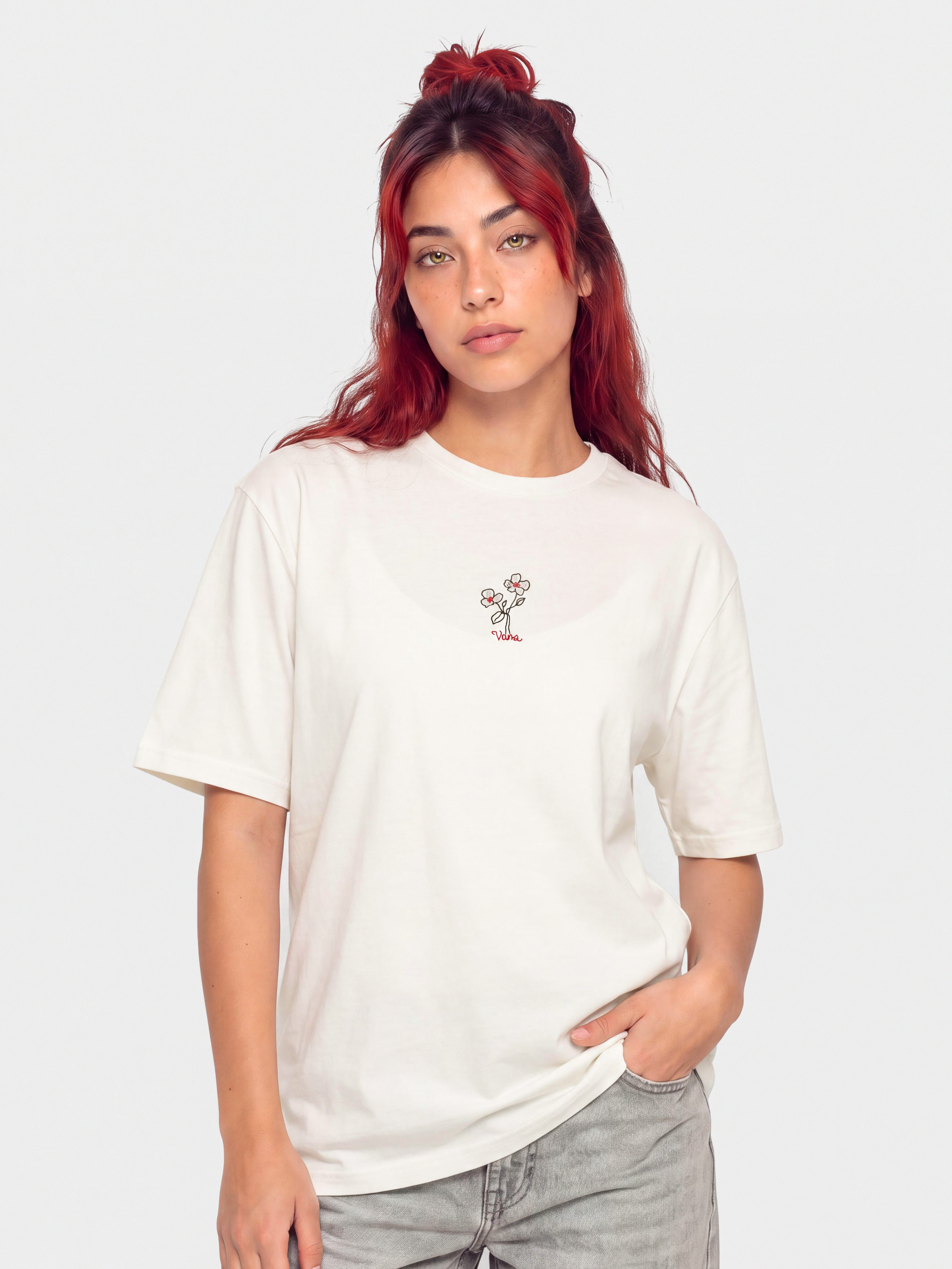 T-shirt Vans Hand Drawn Floral Wmn (marshmallow)