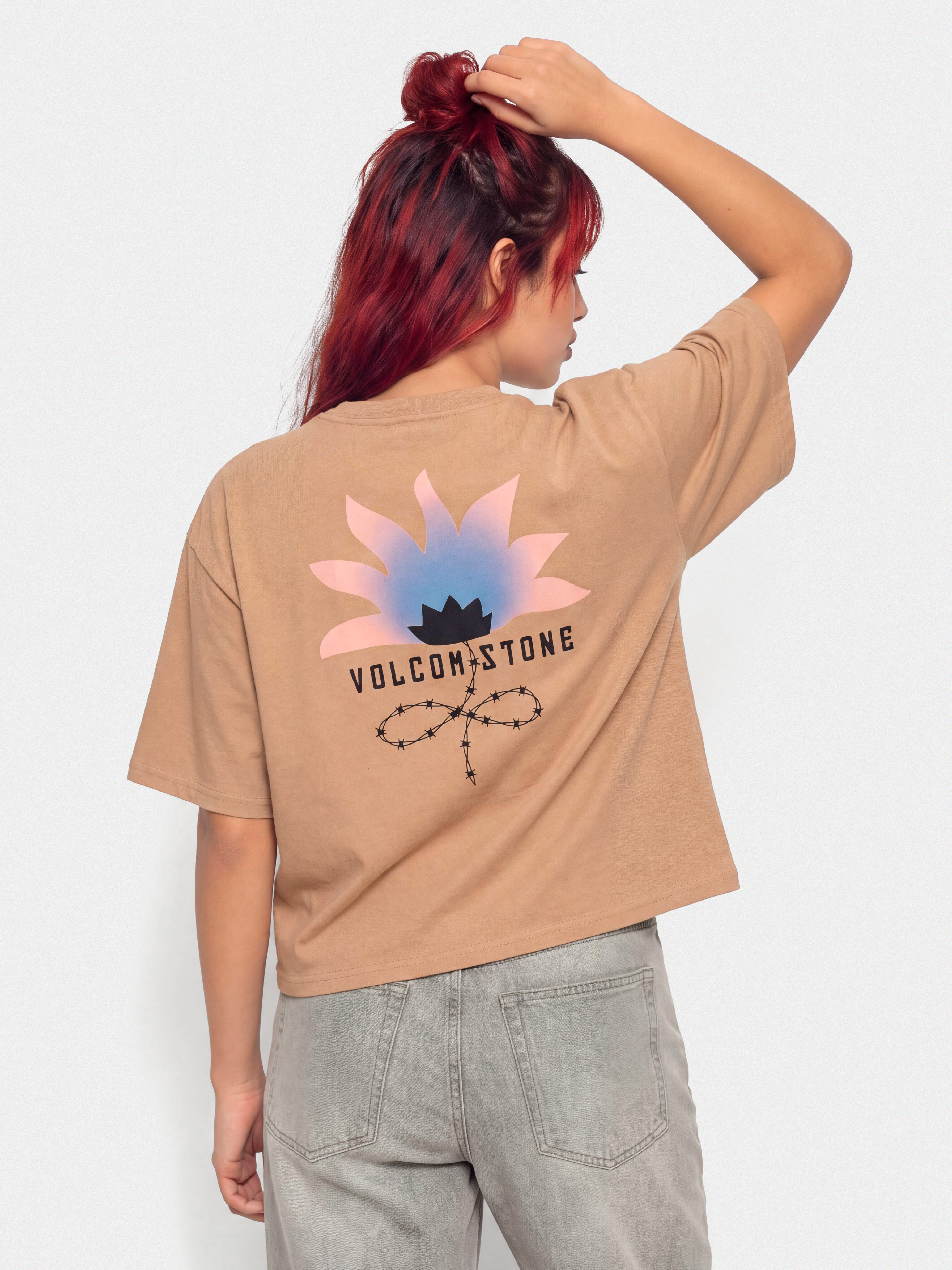 T-shirt Volcom Bliss Wmn (pale khaki)