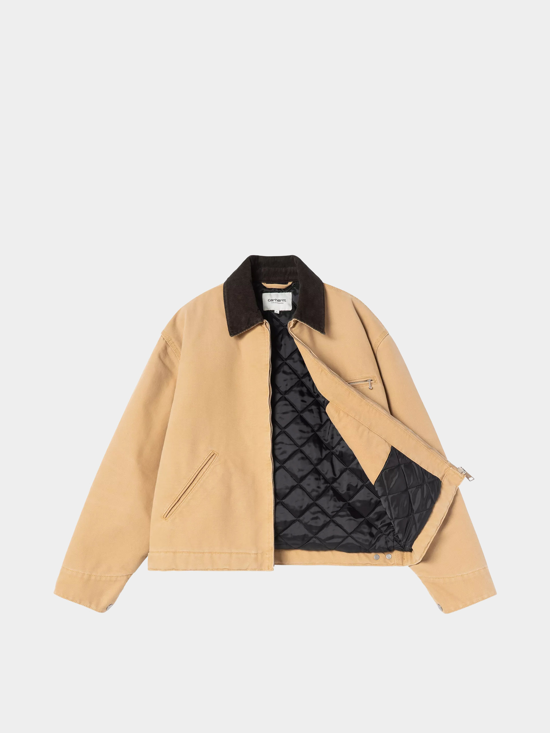 Kurtka Carhartt WIP OG Detroit Wmn (wip dusty h/tobacco/stone canvas)