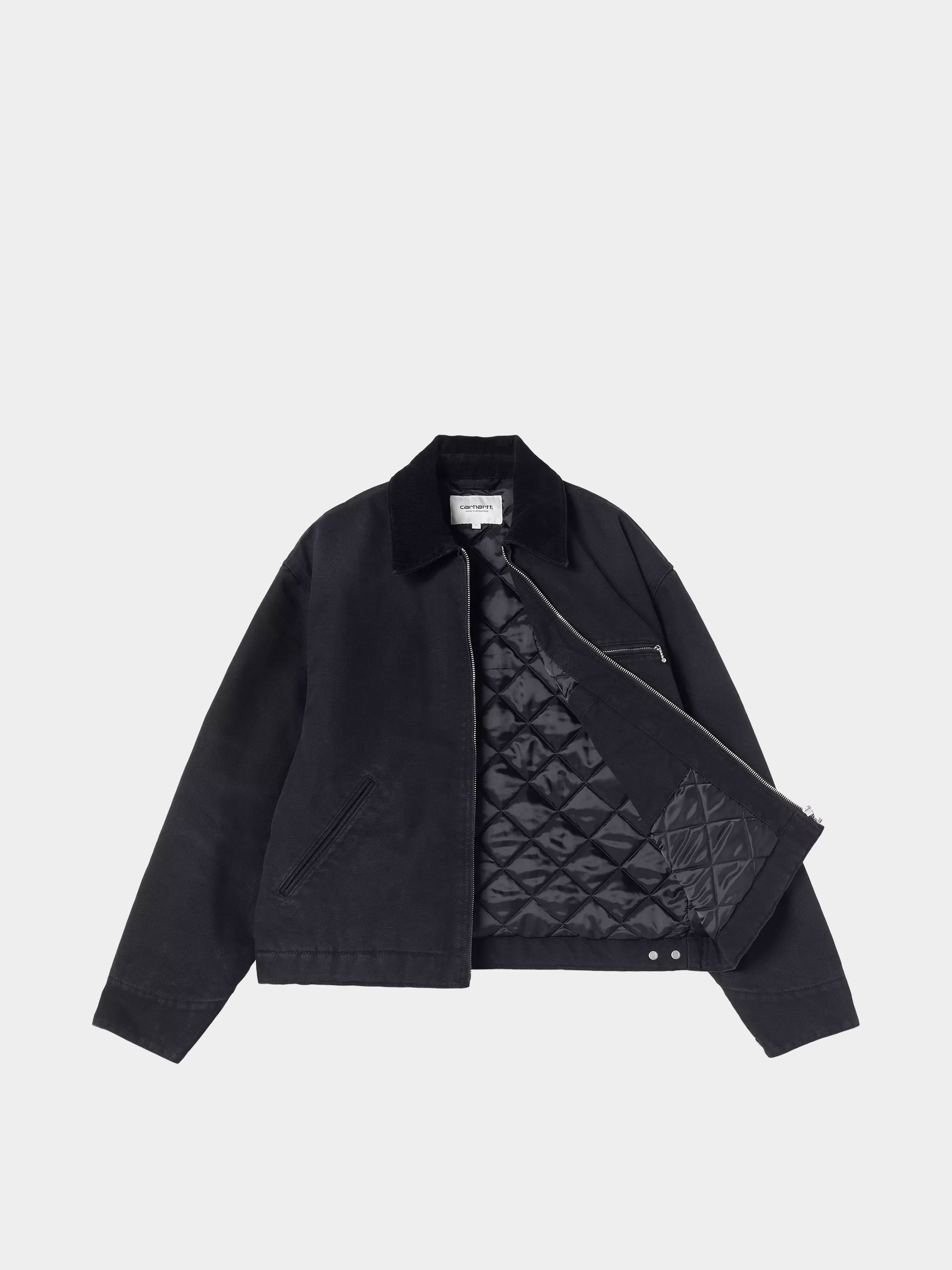 Kurtka Carhartt WIP OG Detroit Wmn (black/black/stone canvas)