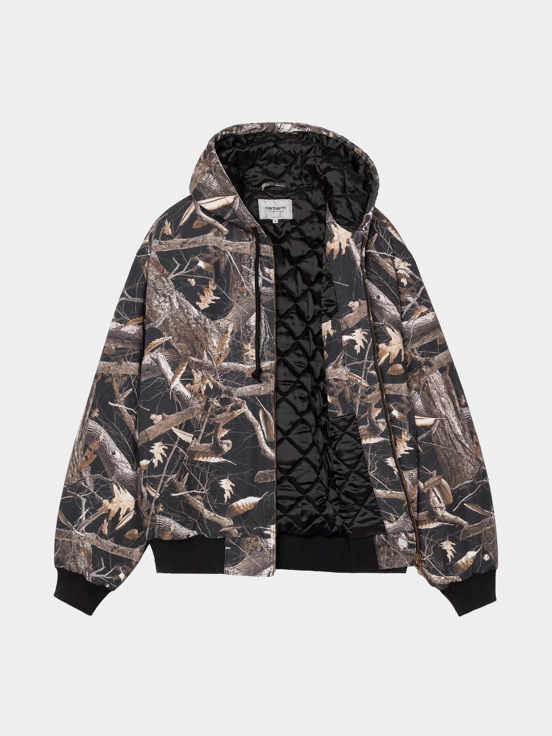 Kurtka Carhartt WIP OG Active (camo feather tree black/heavy stone wash)