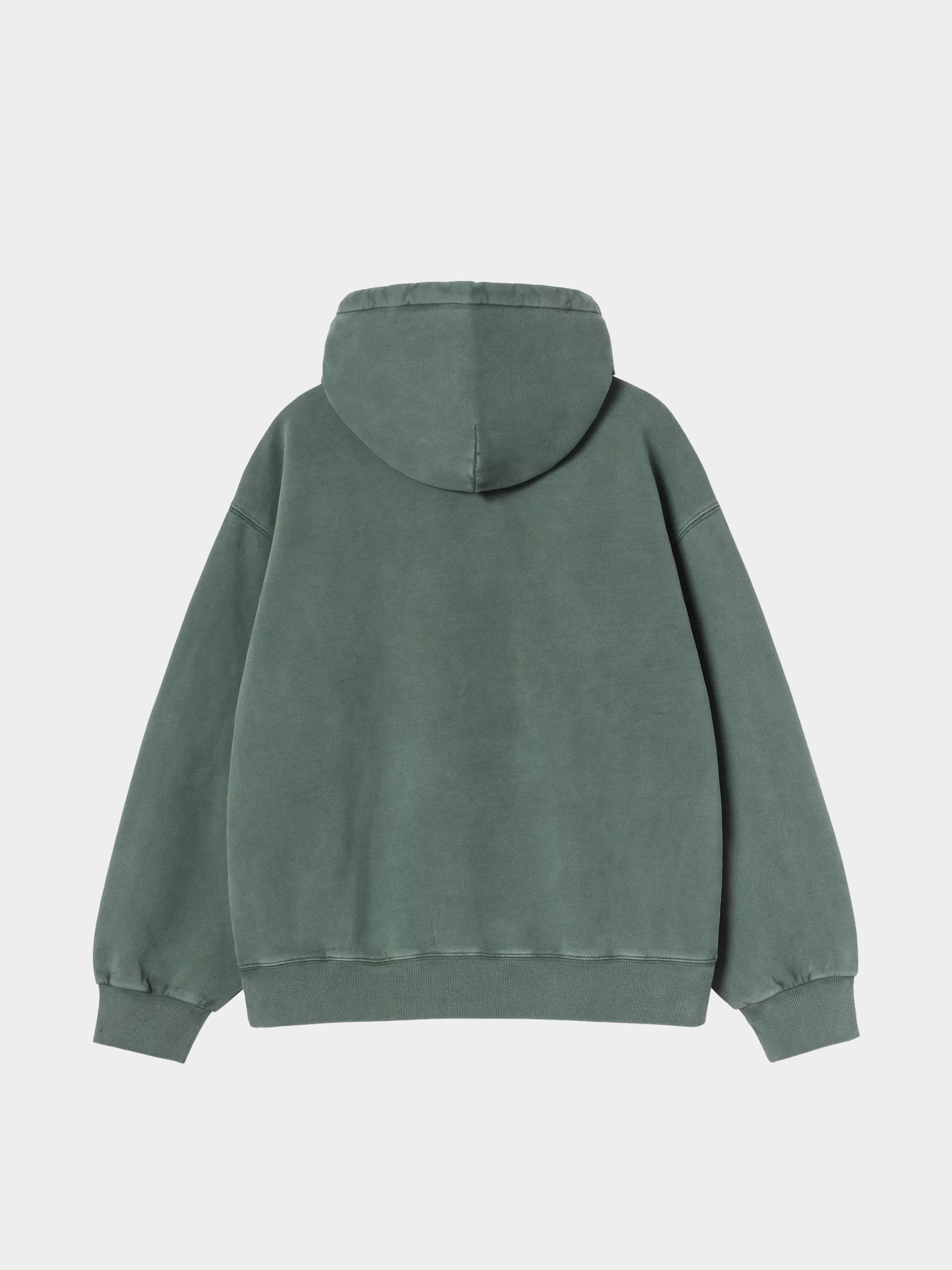 Bluza z kapturem Carhartt WIP Vista HD (dark scarab/garment dyed)