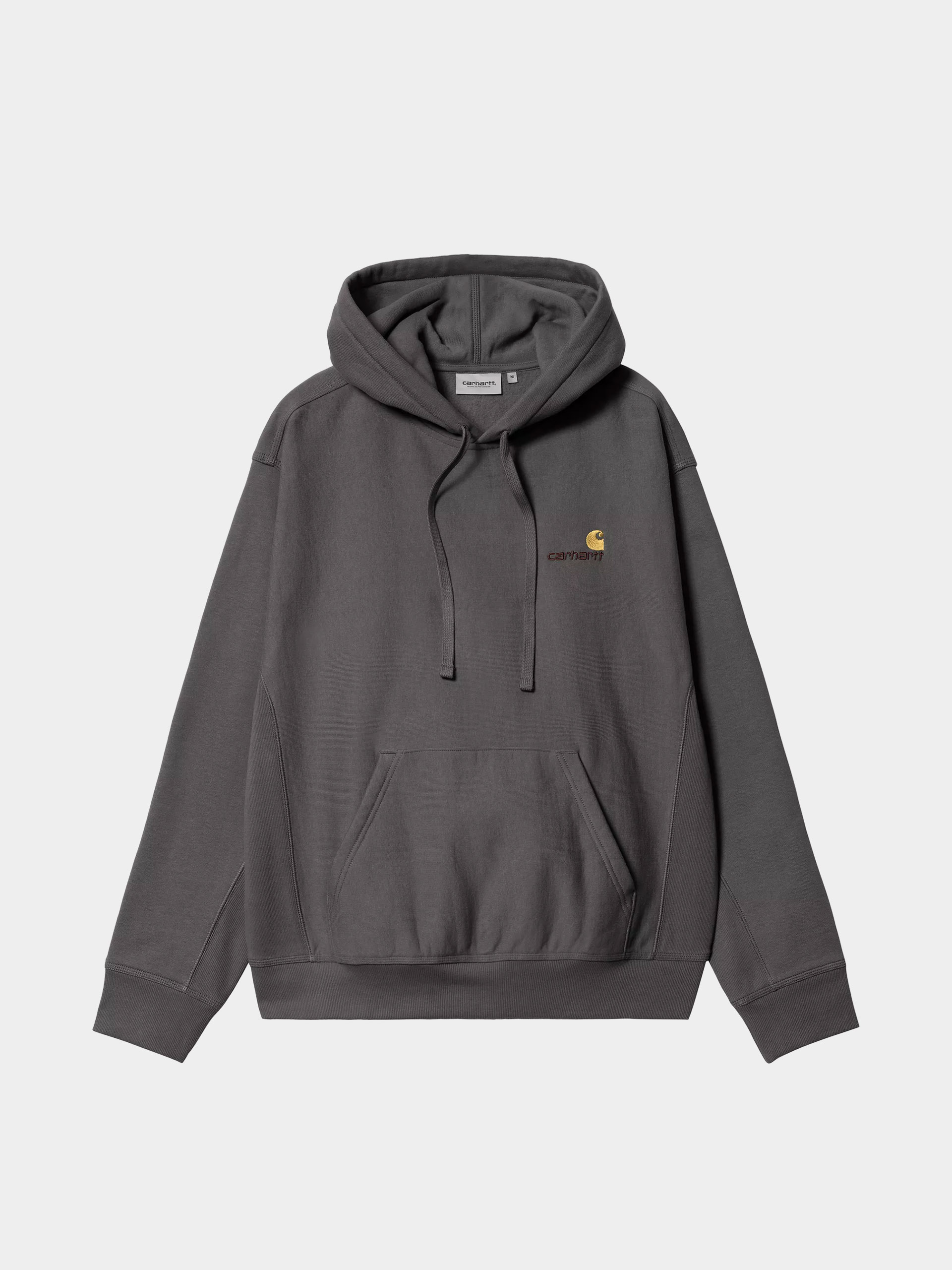 Bluza z kapturem Carhartt WIP American Script HD (graphite)