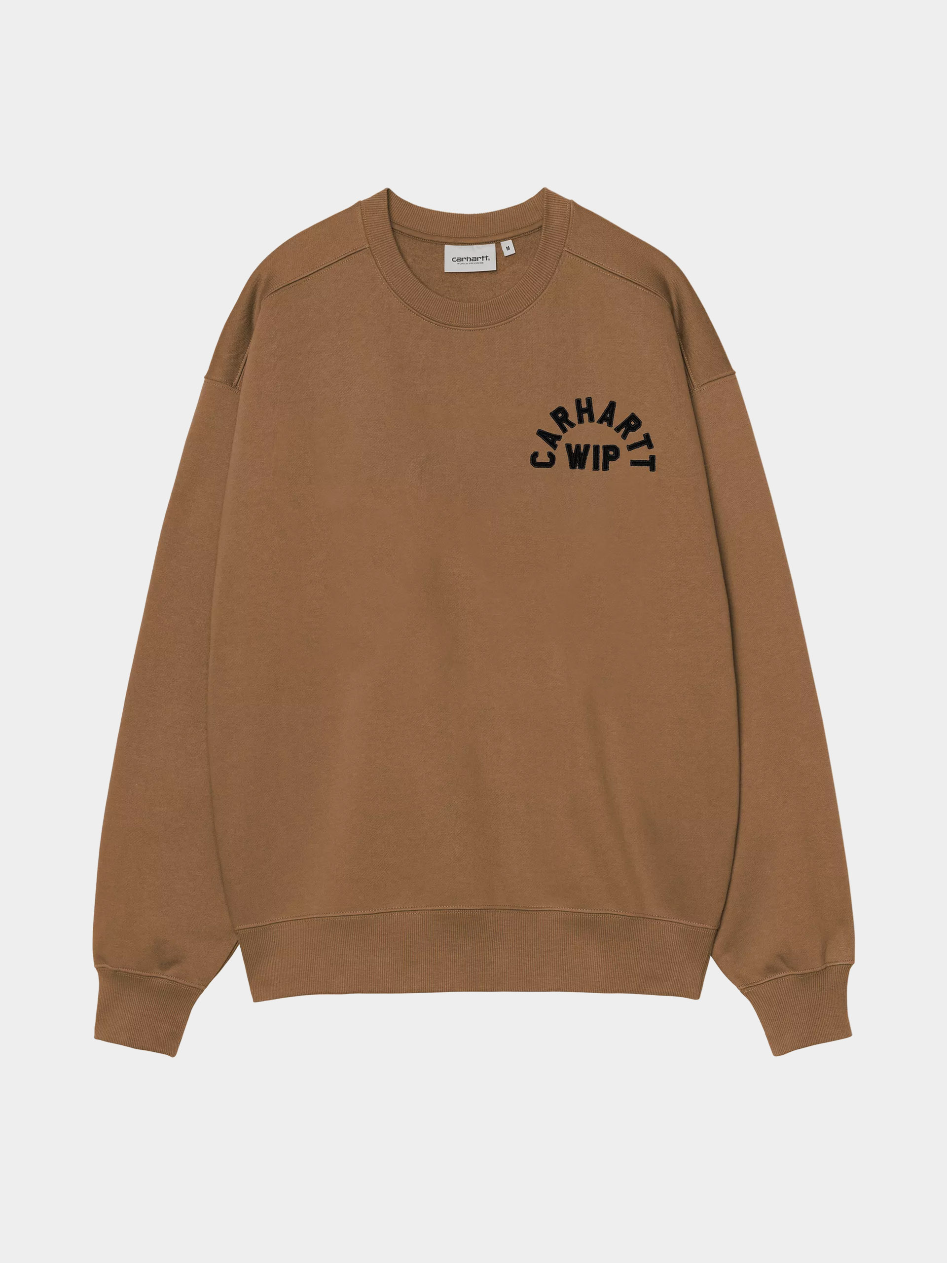 Bluza Carhartt WIP Arch Script (wip h brown/black/stone washed)