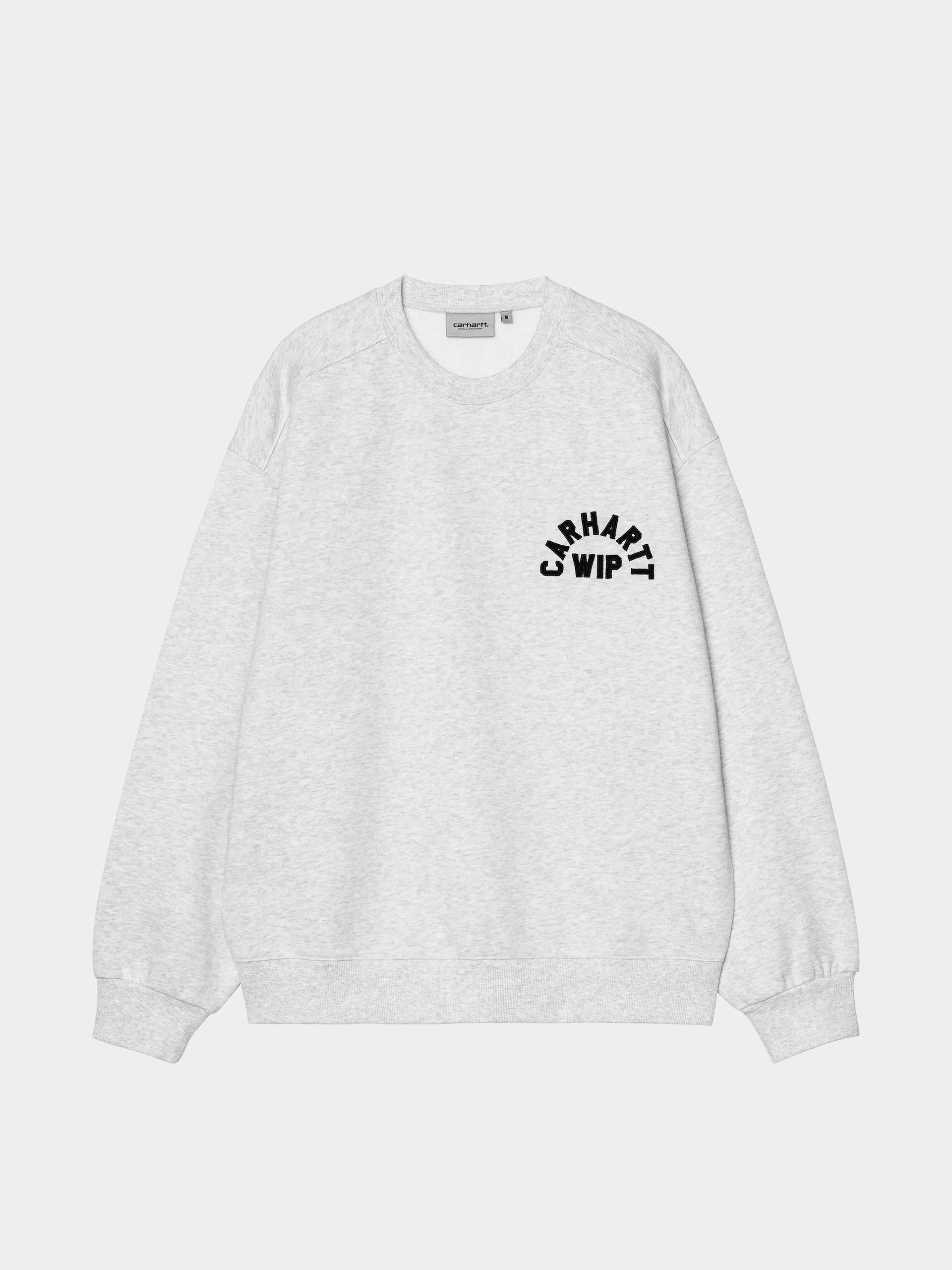 Bluza Carhartt WIP Arch Script (ash heather/dark navy/stone washed)
