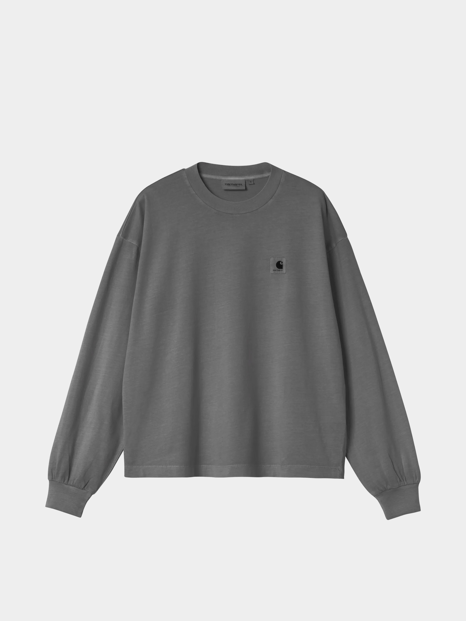 Longsleeve Carhartt WIP Nelson Wmn (black/garment dyed)