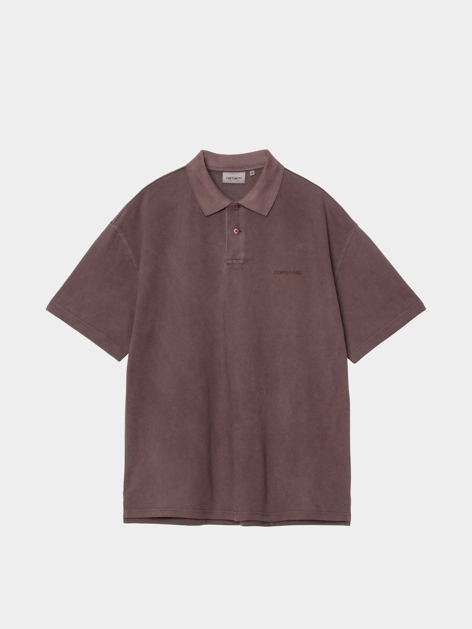 T-shirt Carhartt WIP Wayne Polo (palisander/garment dyed)
