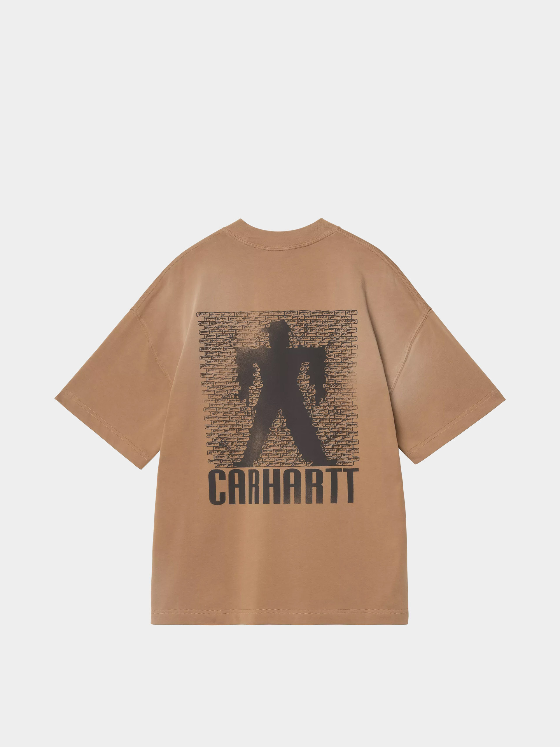 T-shirt Carhartt WIP Bricky Man (wip h brown/stone dyed)