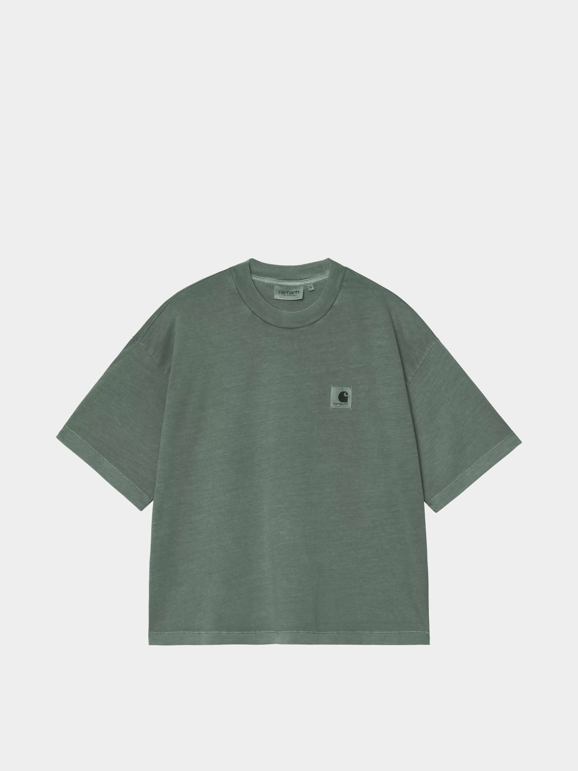 T-shirt Carhartt WIP Nelson Wmn (dark scarab/garment dyed)