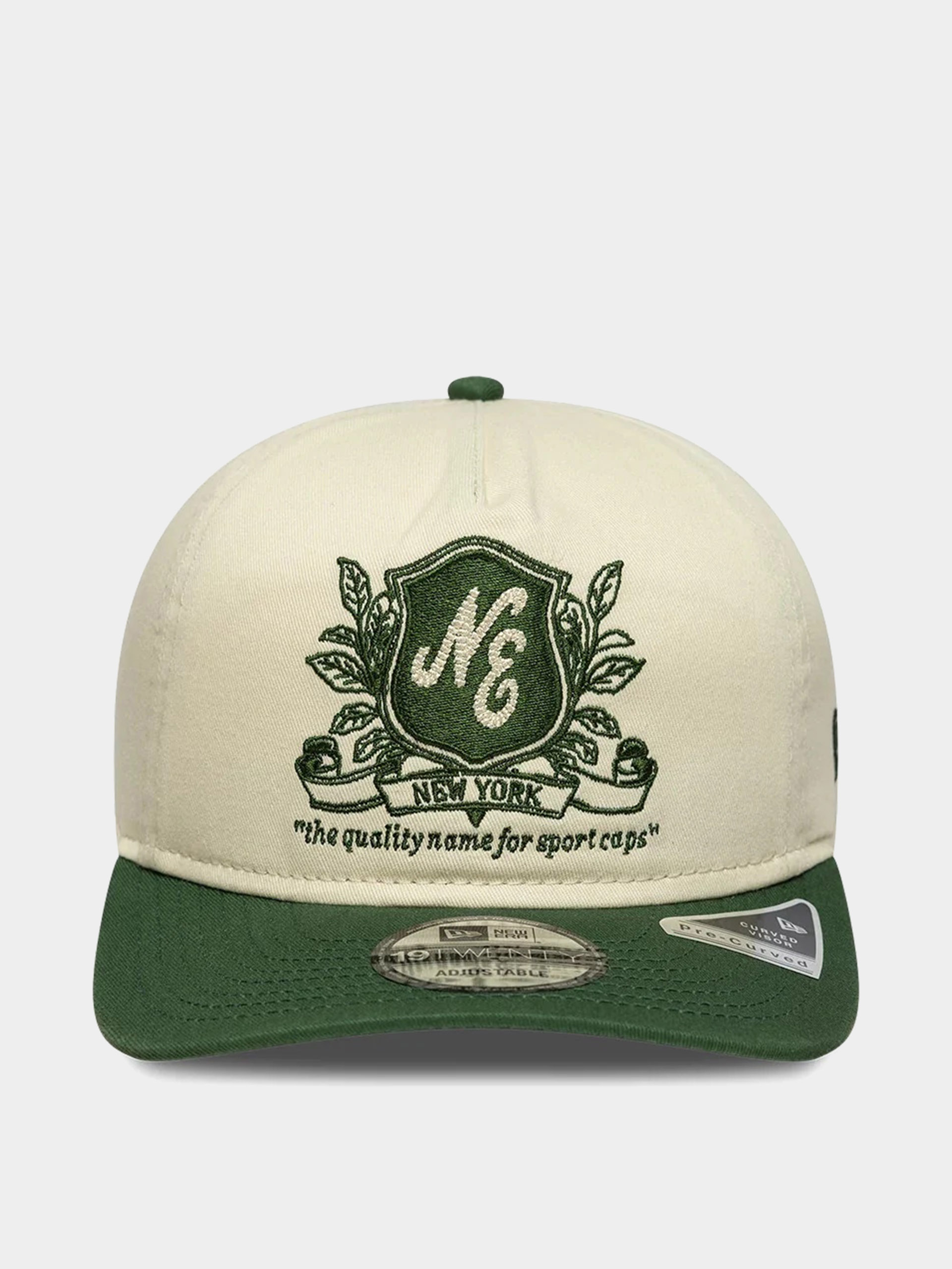Czapka z daszkiem New Era Washed Graphic 19Twenty (light cream/green)