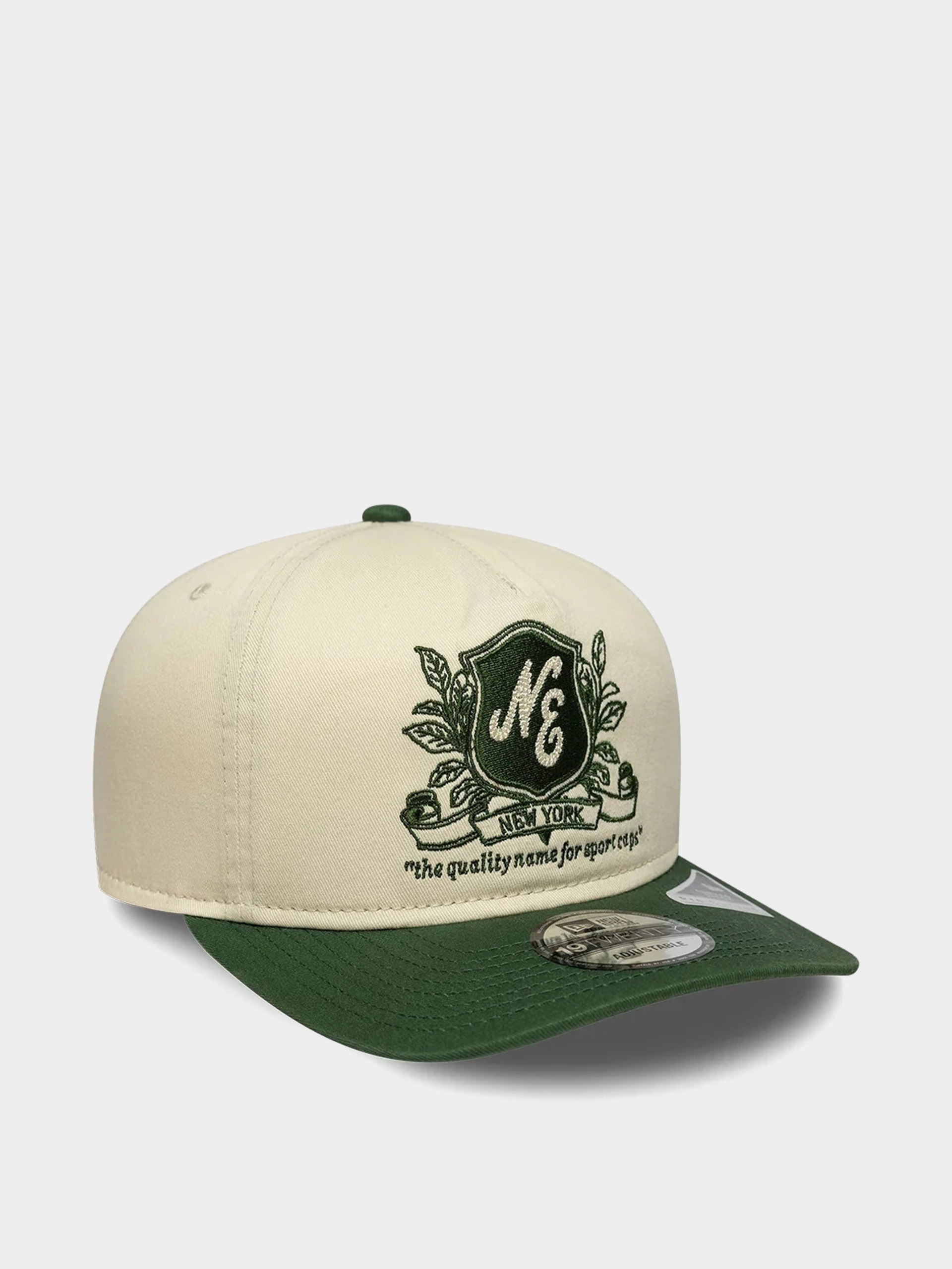 Czapka z daszkiem New Era Washed Graphic 19Twenty (light cream/green)