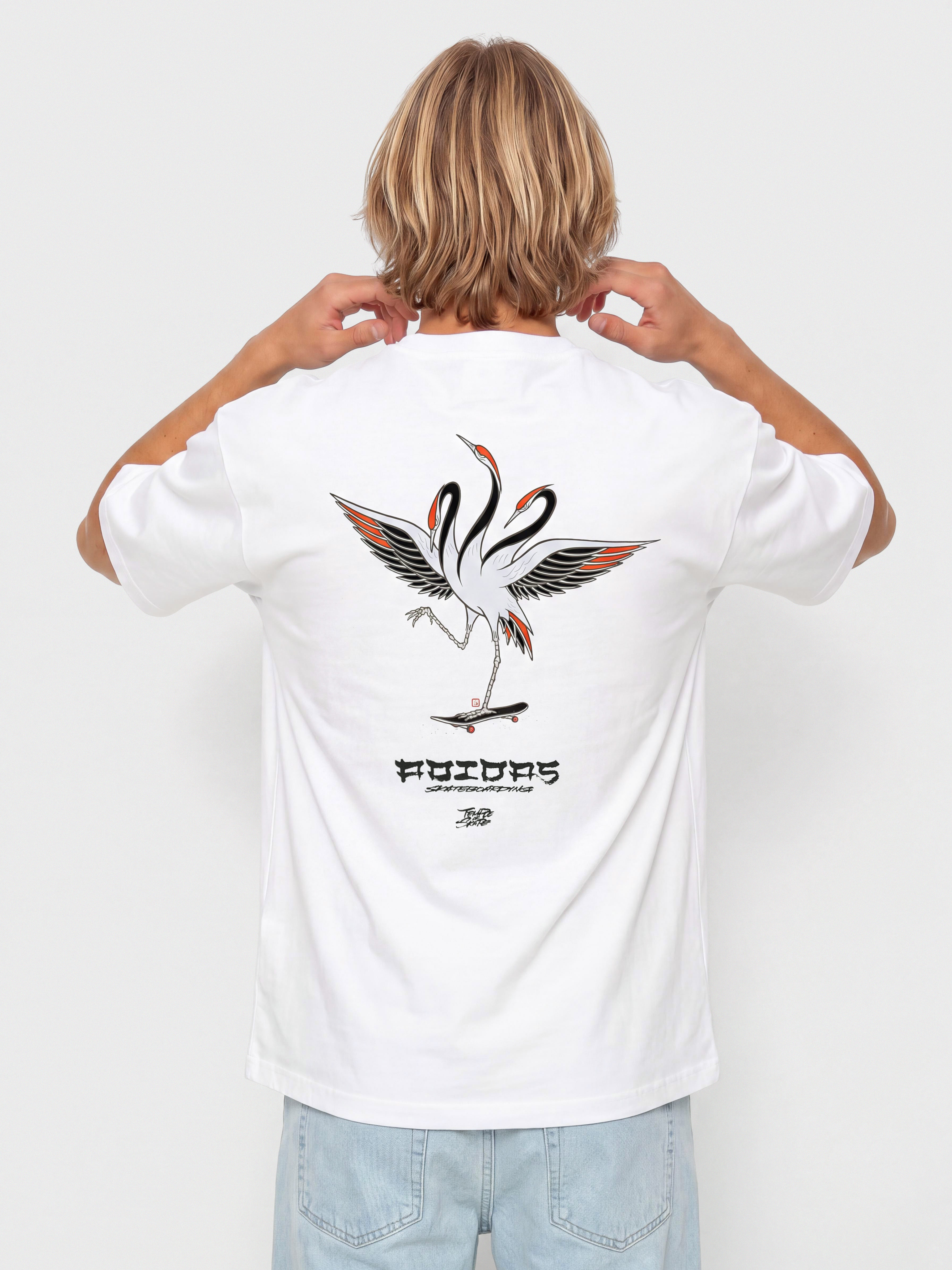 T-shirt adidas Tos Crane (white/black)