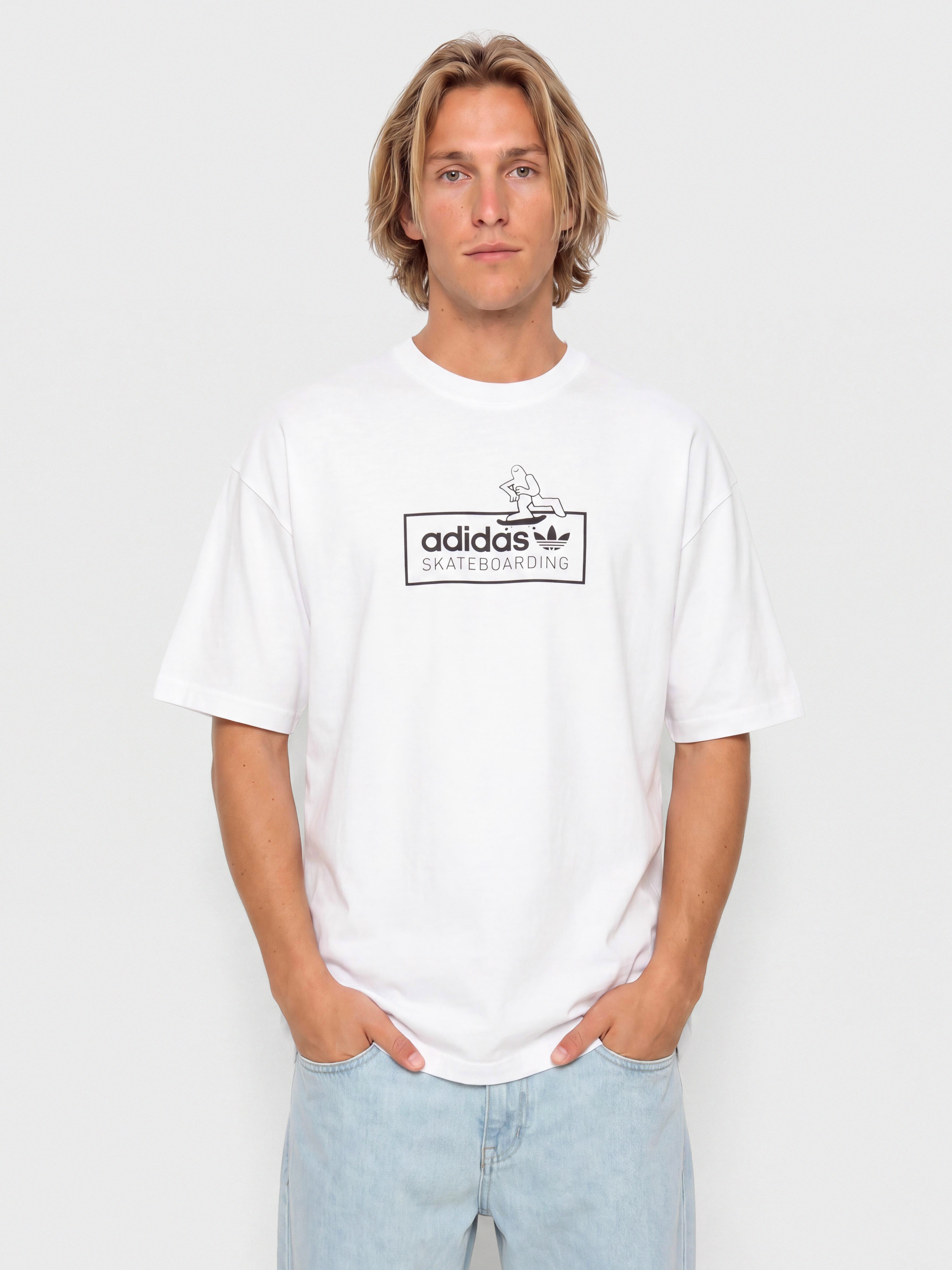 T-shirt adidas Gonz Logo (white/black)
