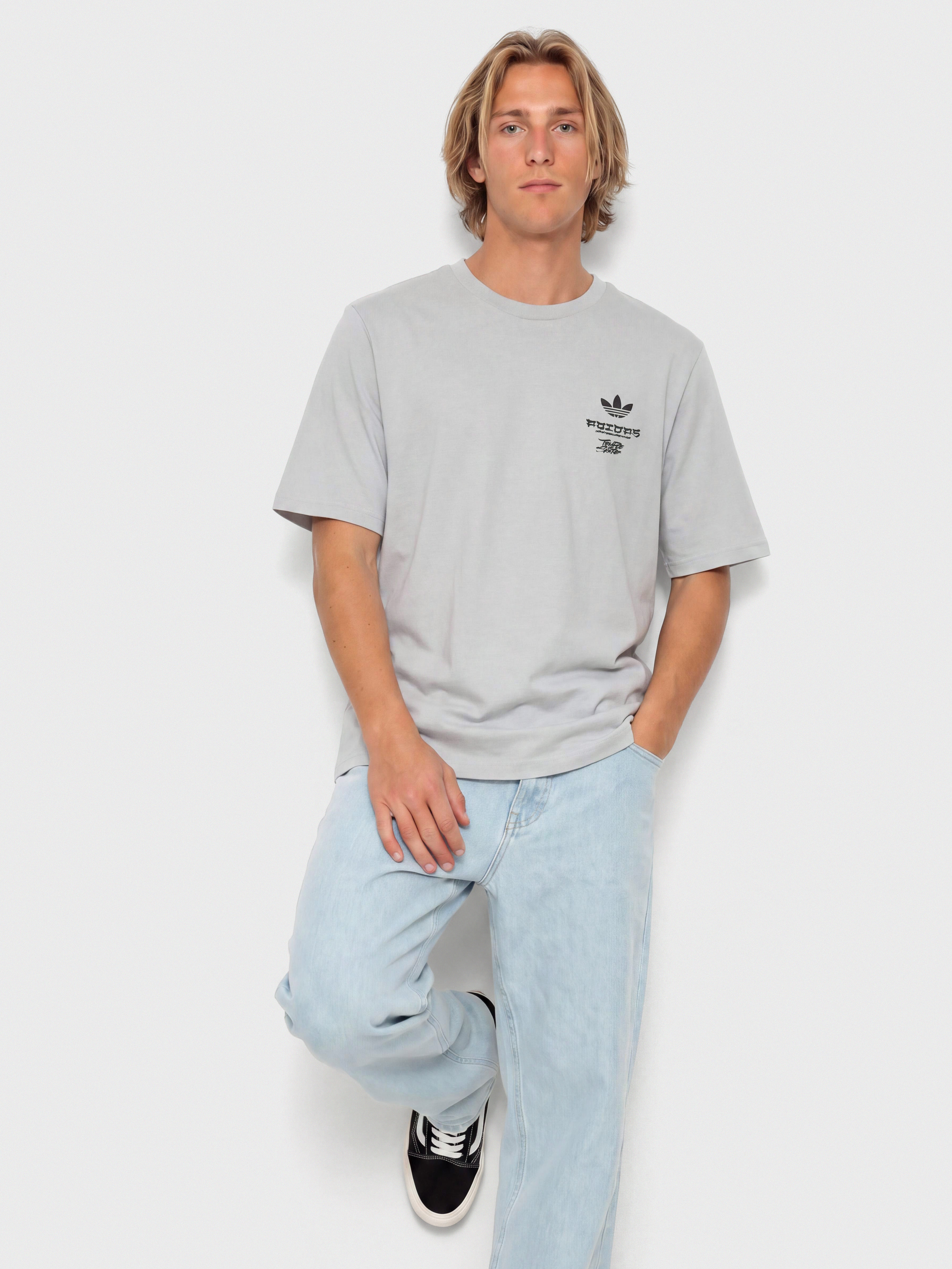 T-shirt adidas Tos Crane (lgsogr/black)