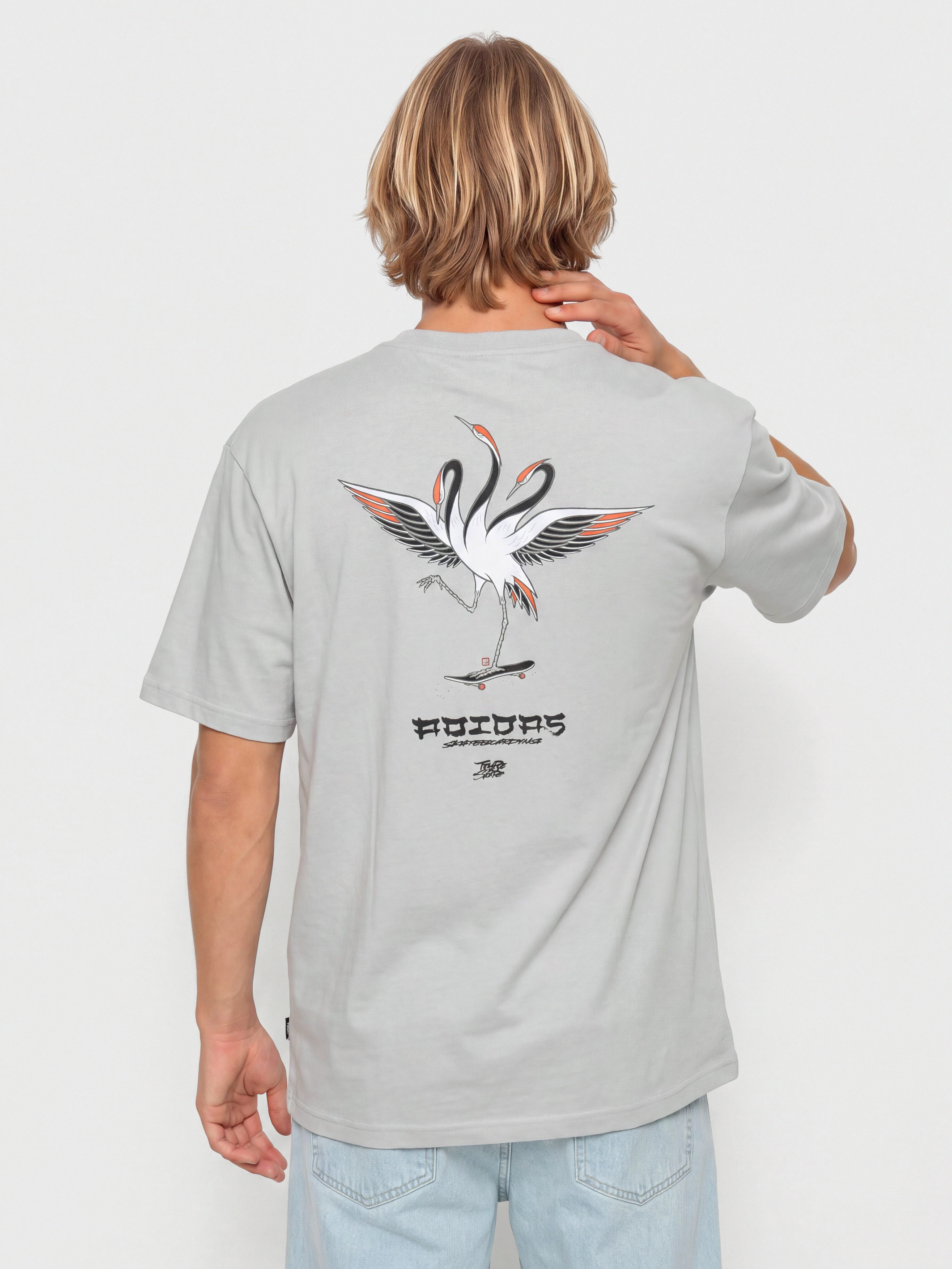 T-shirt adidas Tos Crane (lgsogr/black)