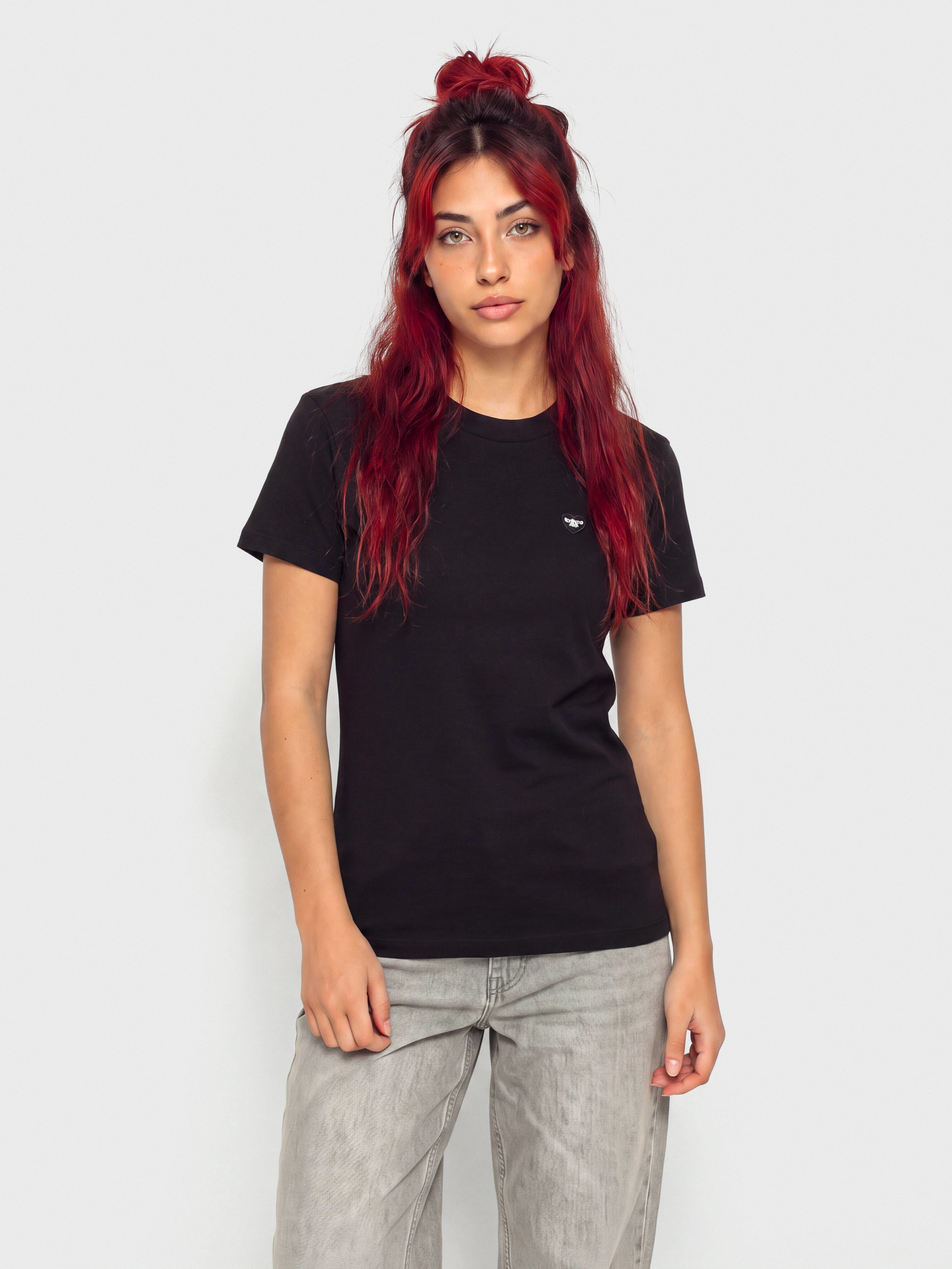 T-shirt Carhartt WIP Small Heart Patch Wmn (black/black)