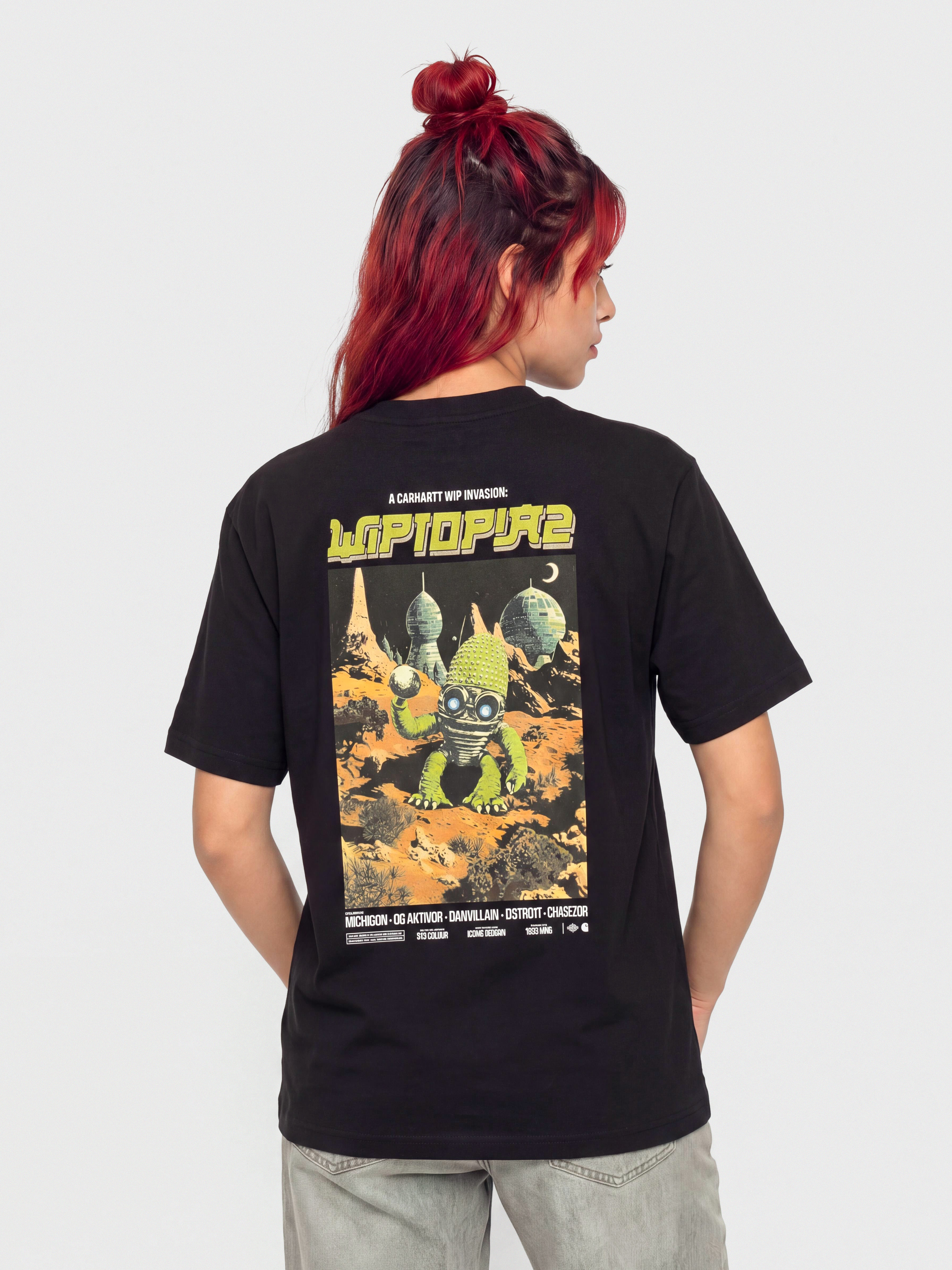 T-shirt Carhartt WIP Wiptopia II Wmn (black)