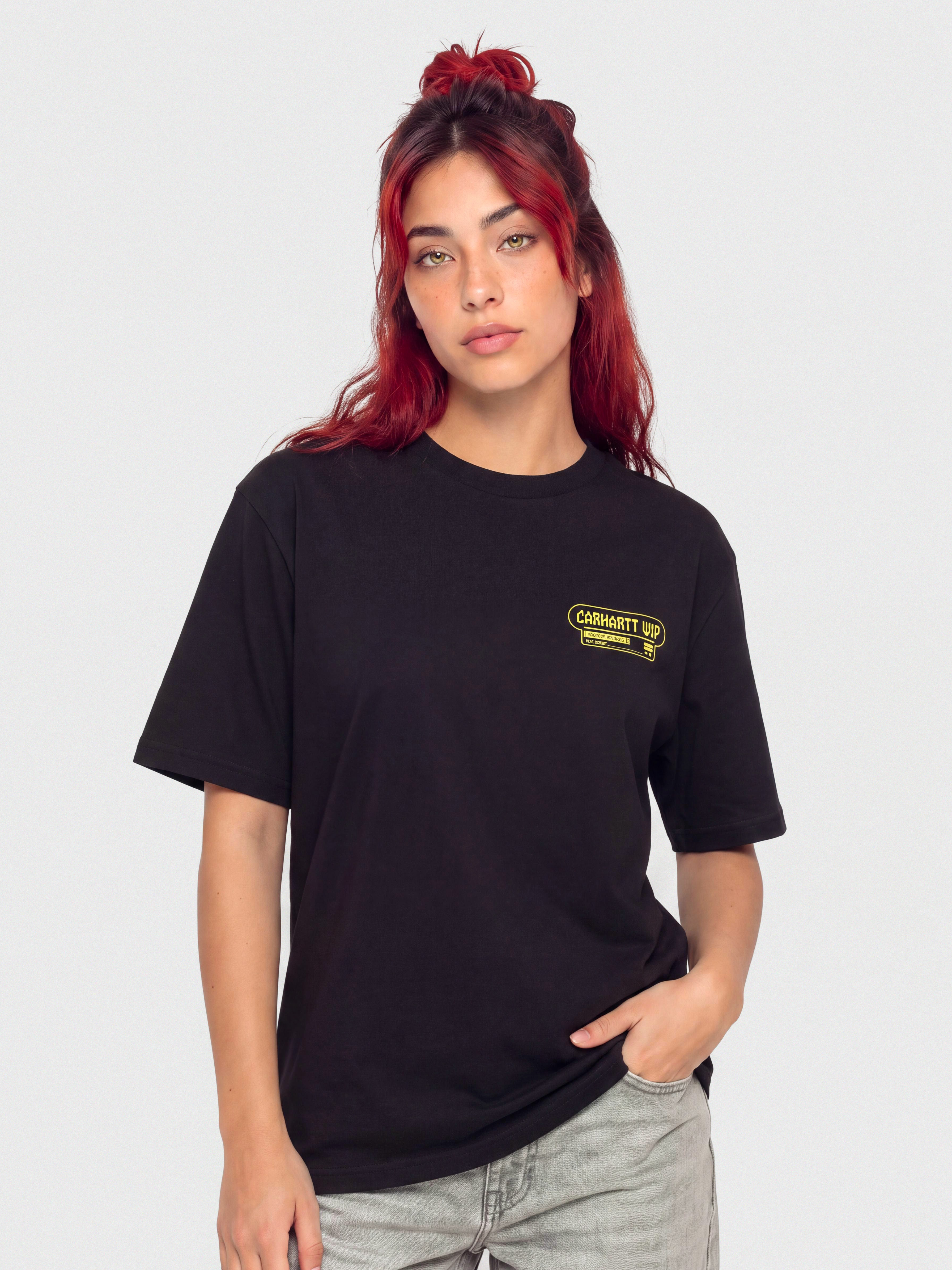 T-shirt Carhartt WIP Wiptopia II Wmn (black)