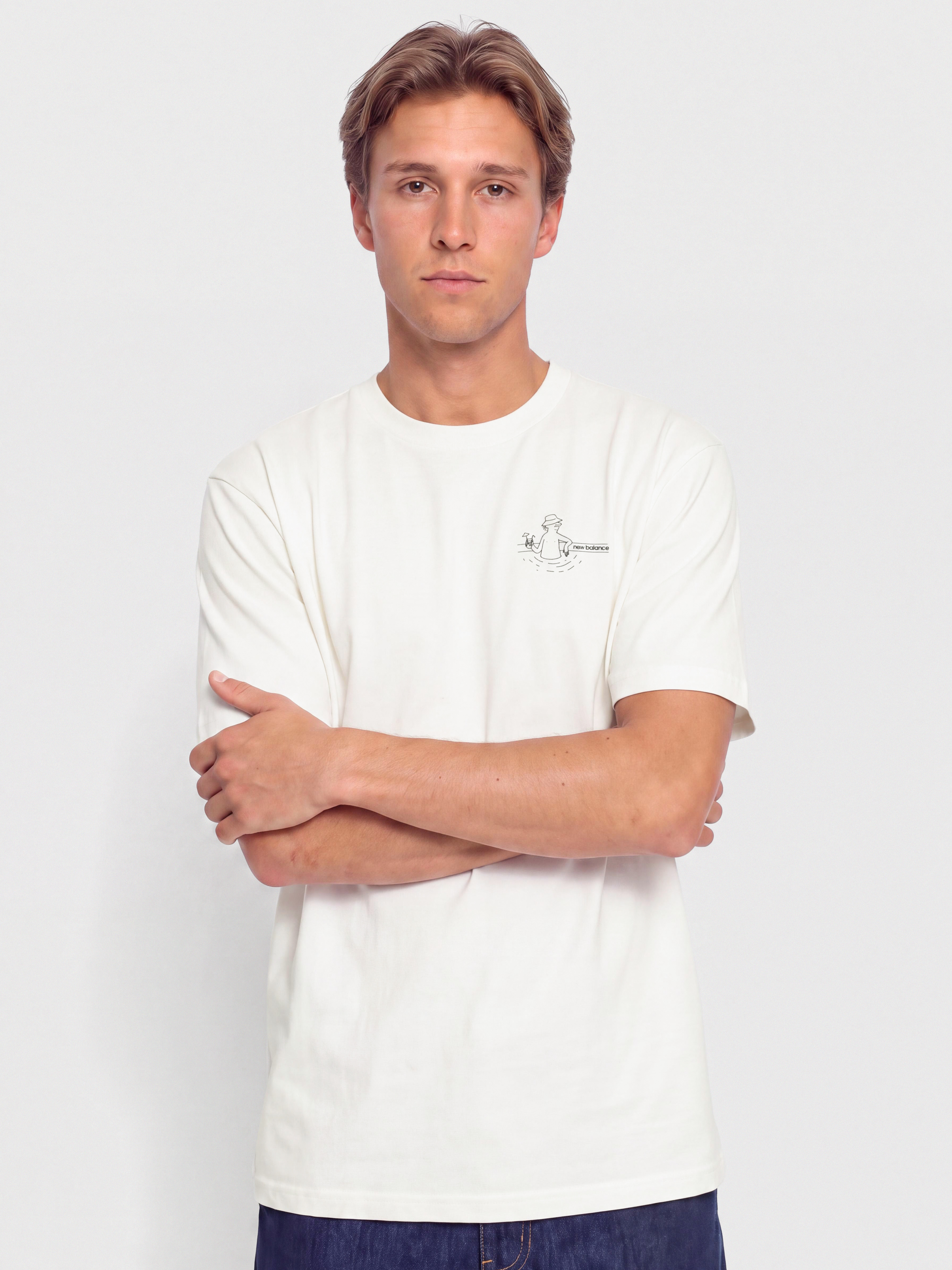 T-shirt New Balance Fountain (sea salt)
