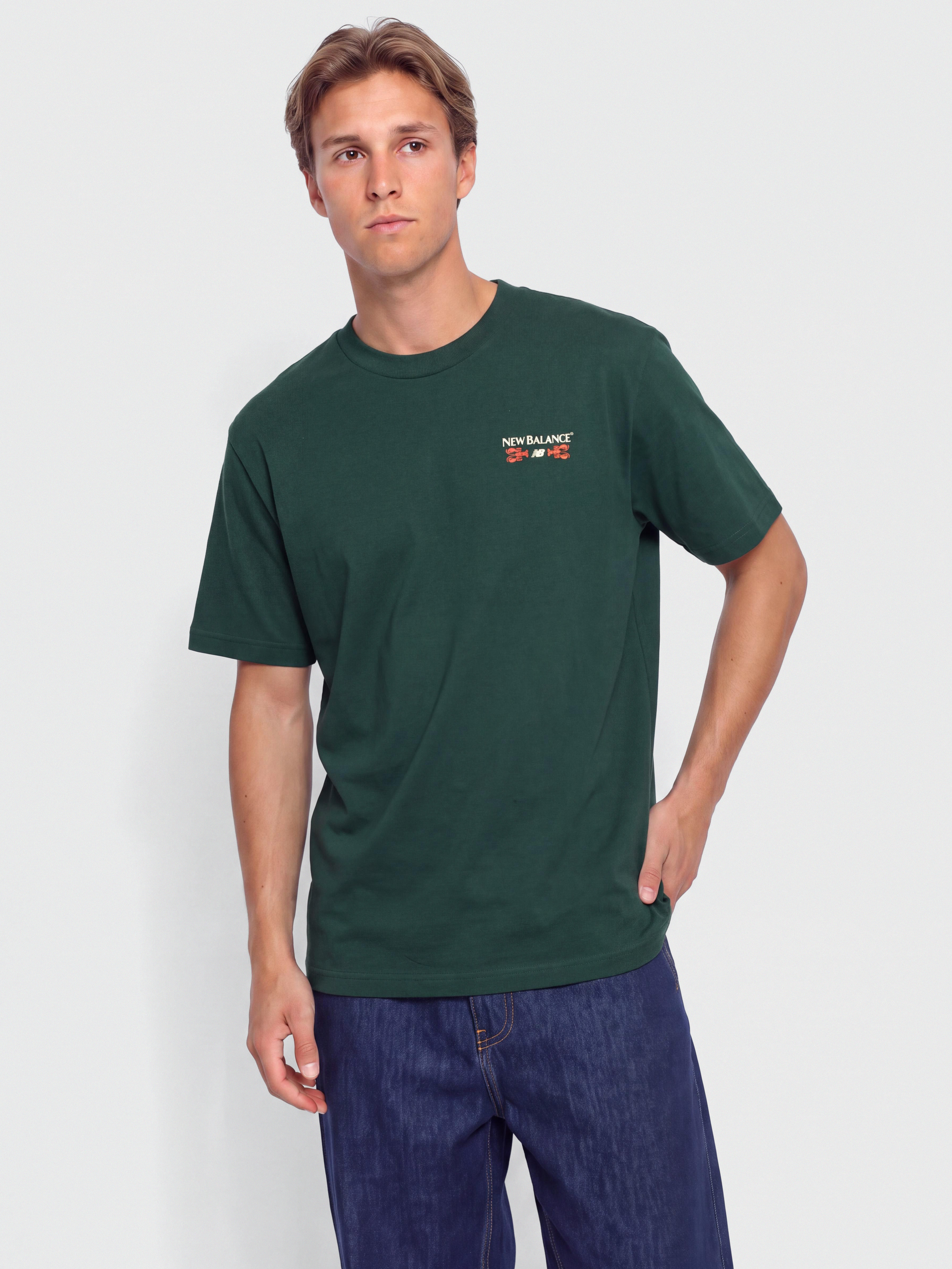 T-shirt New Balance Grab a Bite Boston (nordic green)
