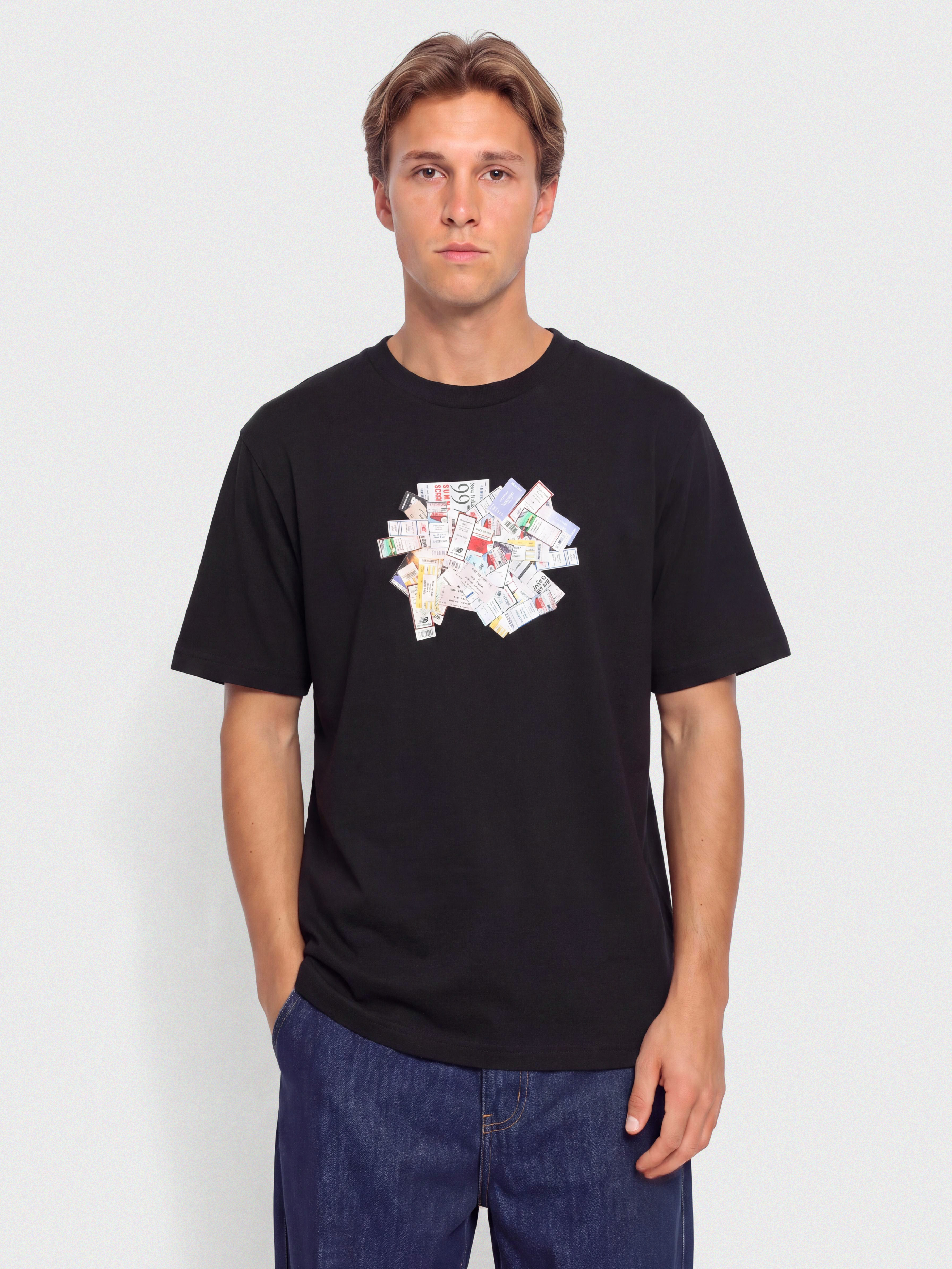 T-shirt New Balance Athletics Ticket (black)