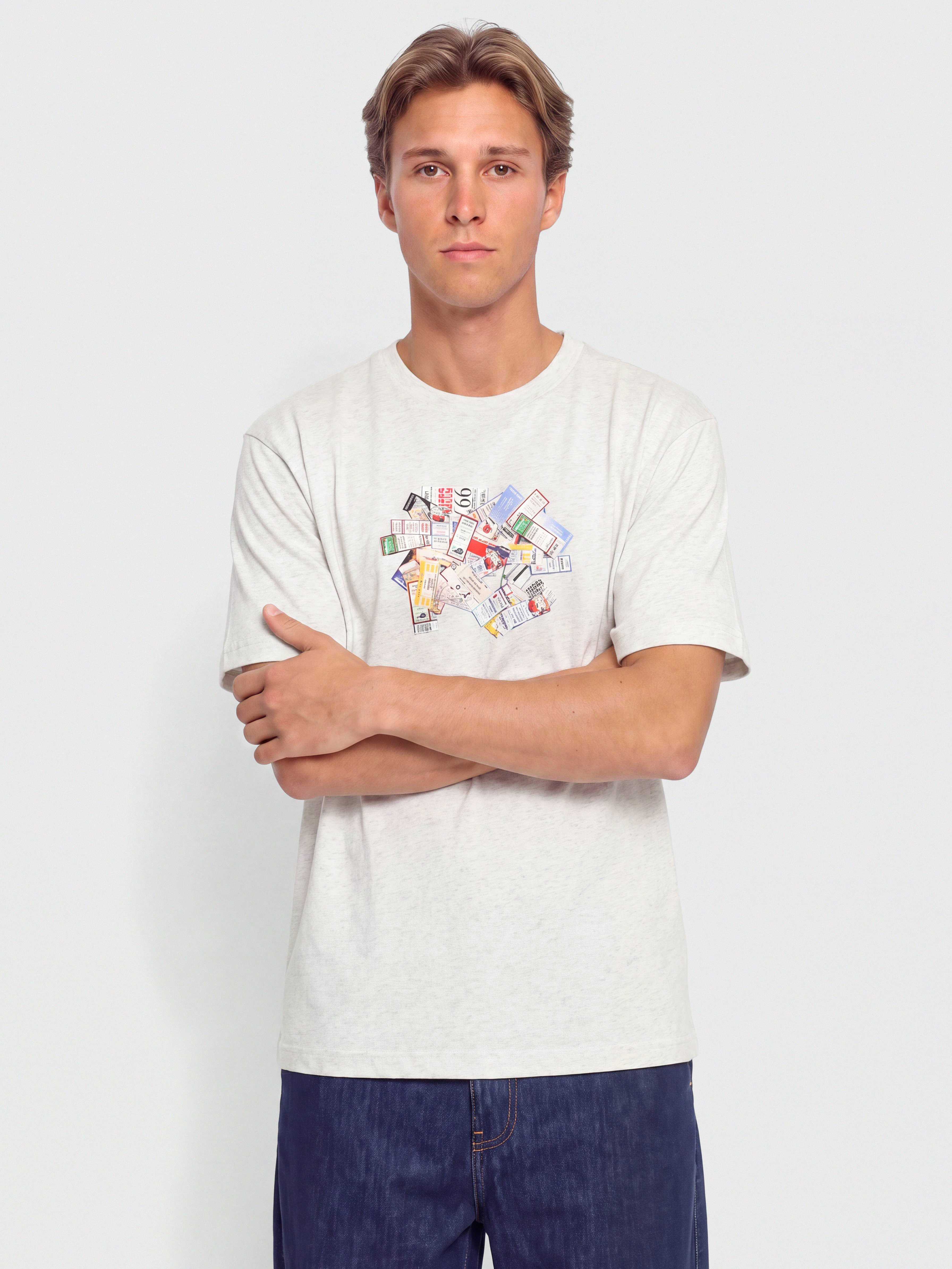 T-shirt New Balance Athletics Ticket (grey)
