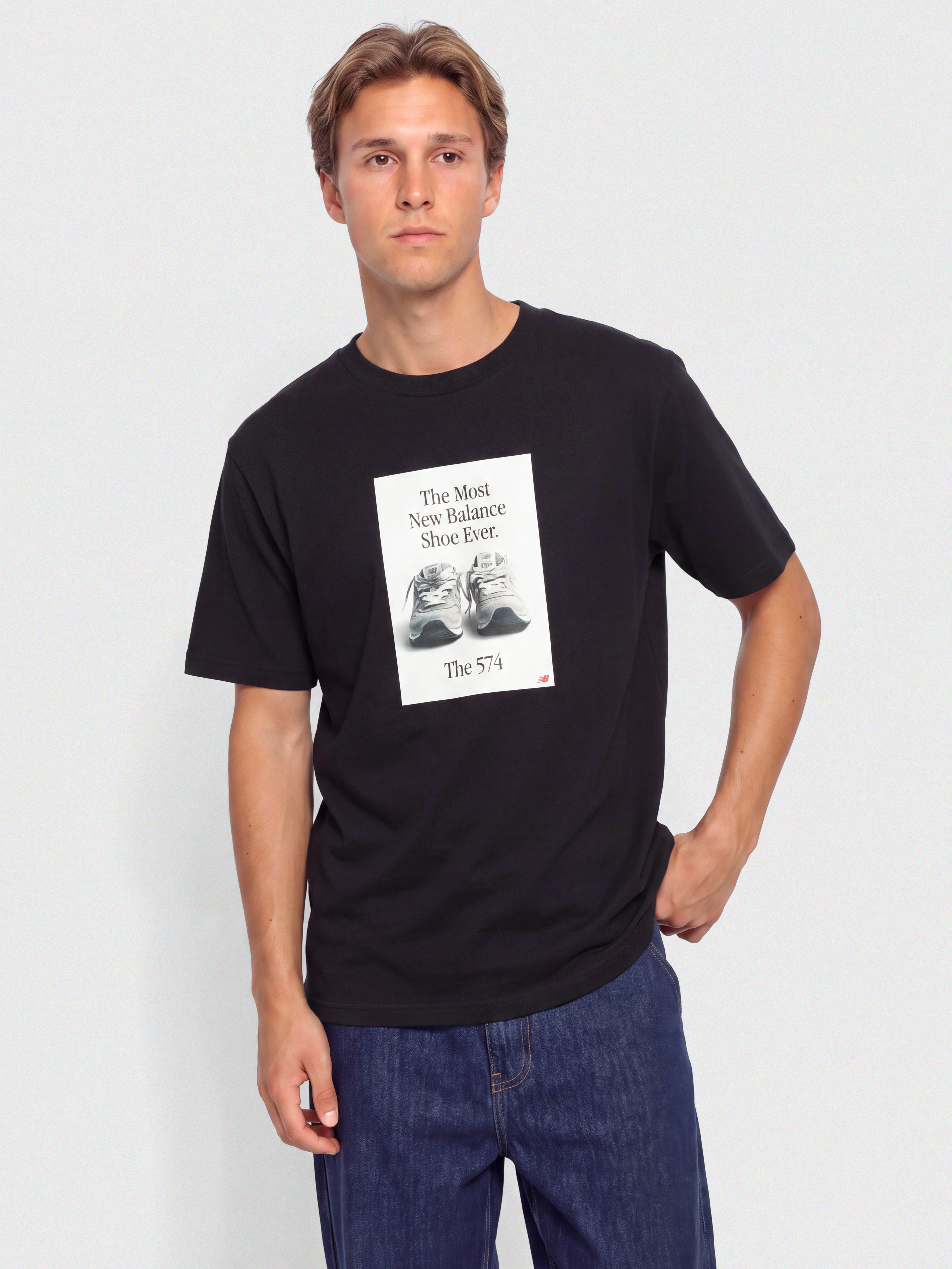 T-shirt New Balance 574 Ad (black)