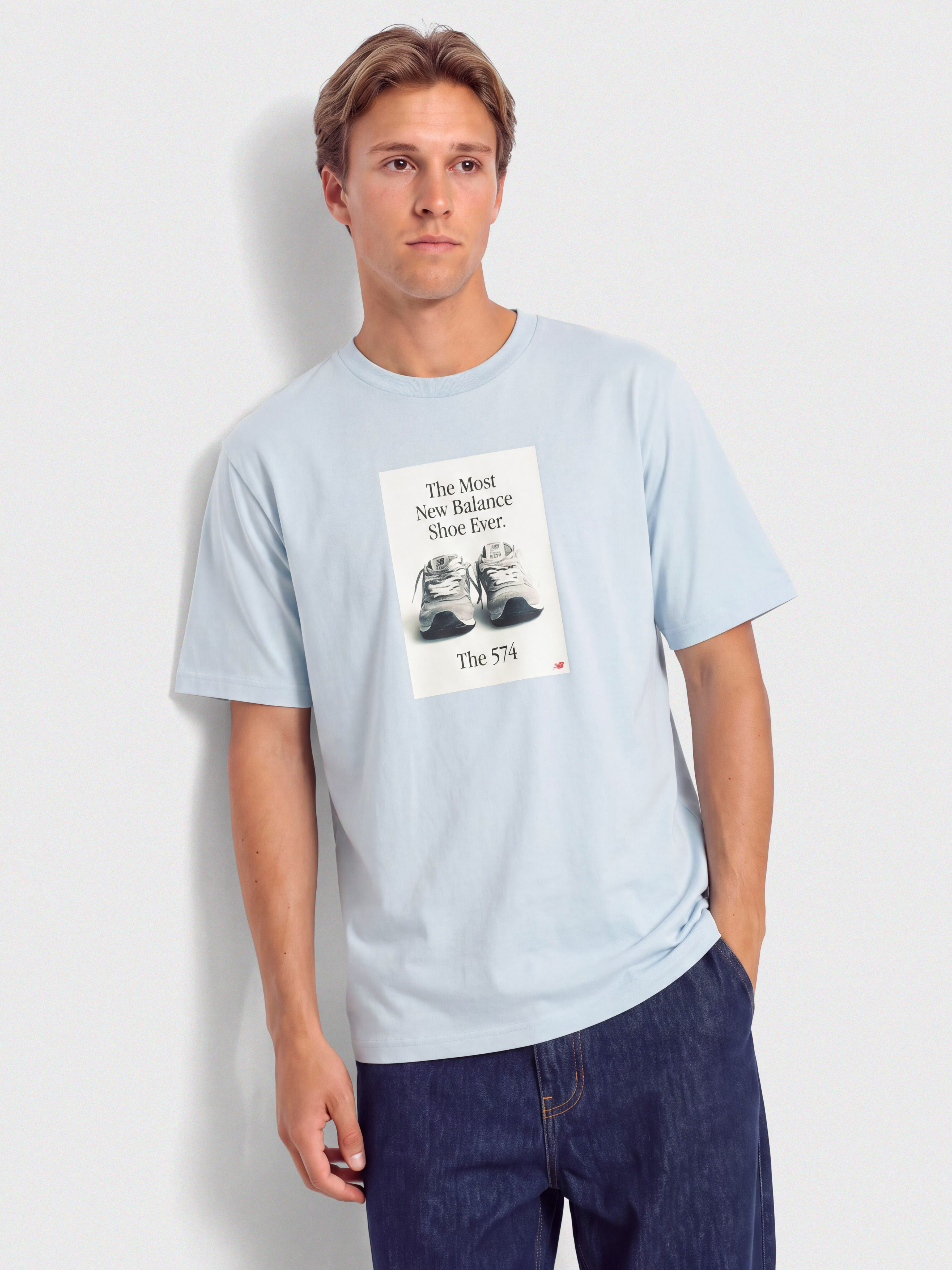 T-shirt New Balance 574 Ad (oxford blue)