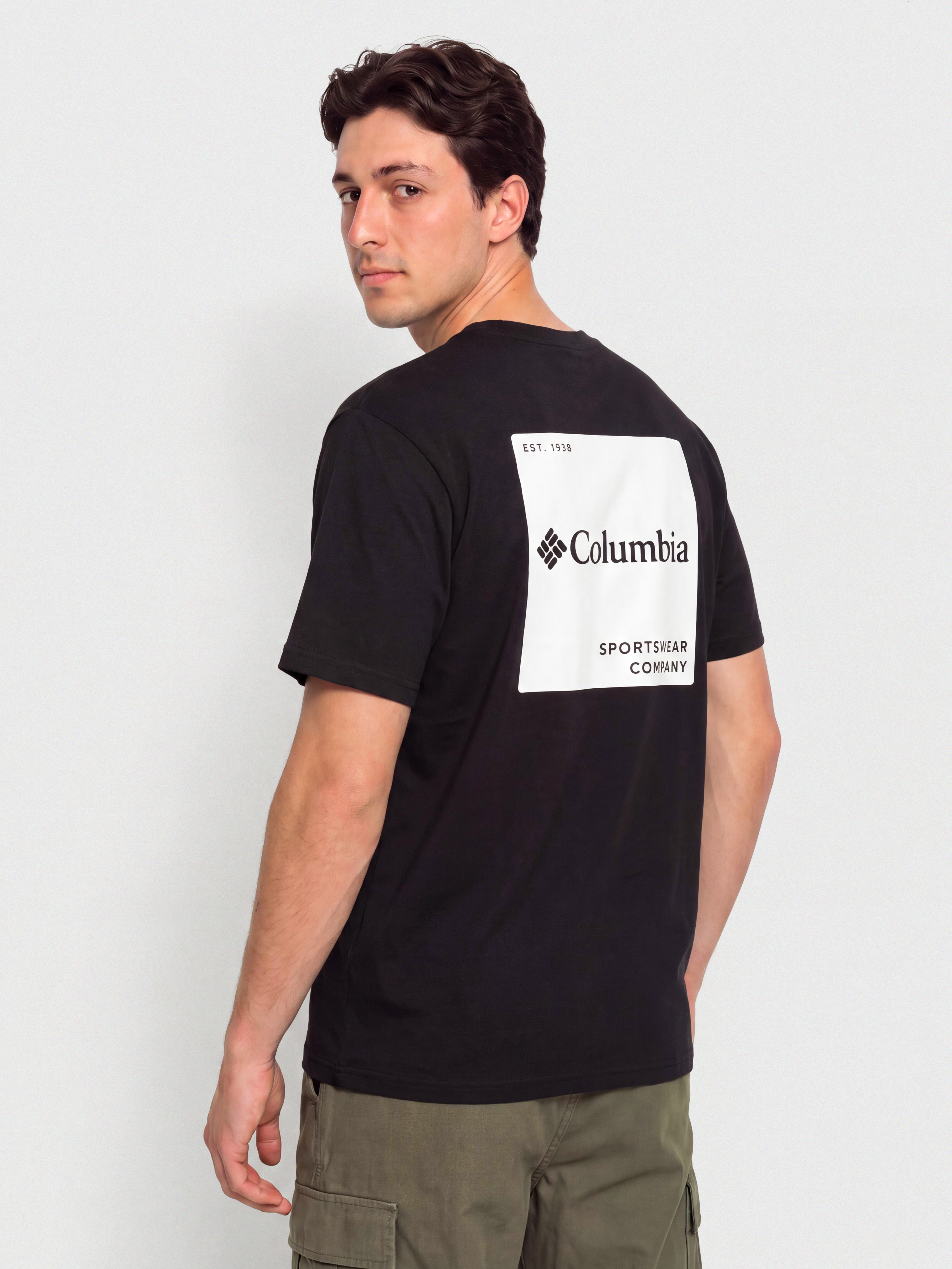 T-shirt Columbia CSC Logo Back (black/boxy brand)