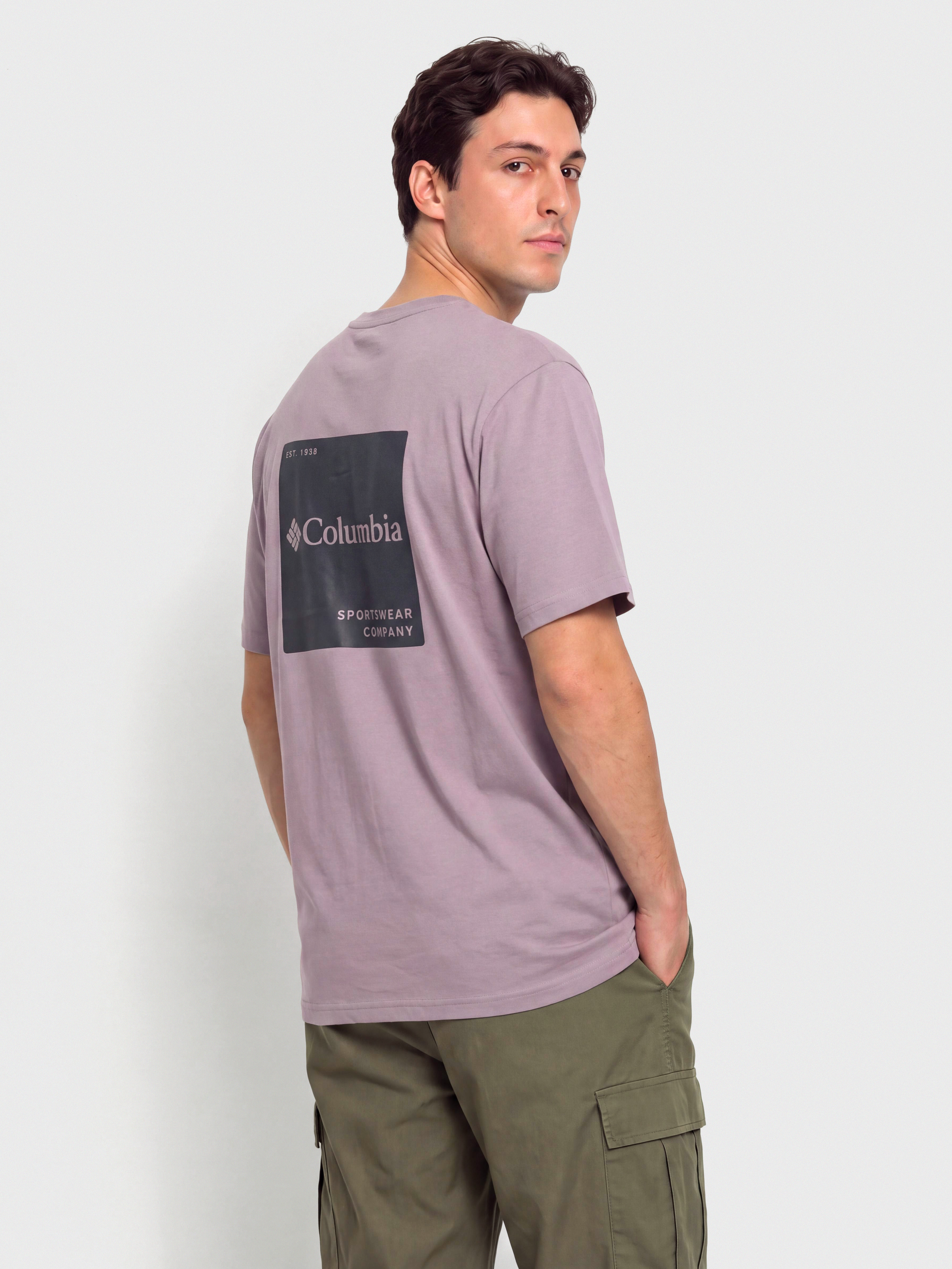 T-shirt Columbia CSC Logo Back (shale purple/boxy brand)