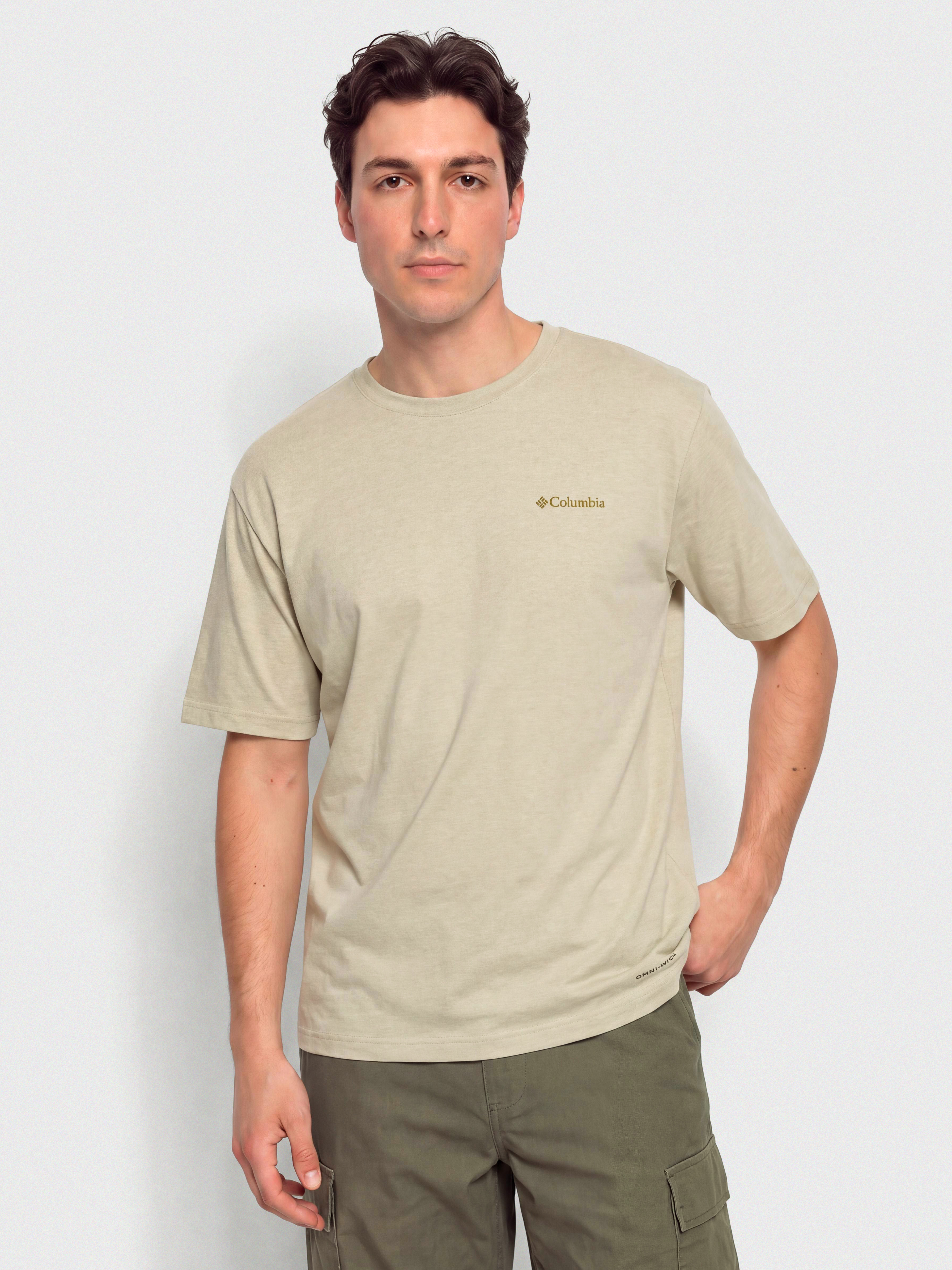 T-shirt Columbia Parsons Point (dark stone heat)