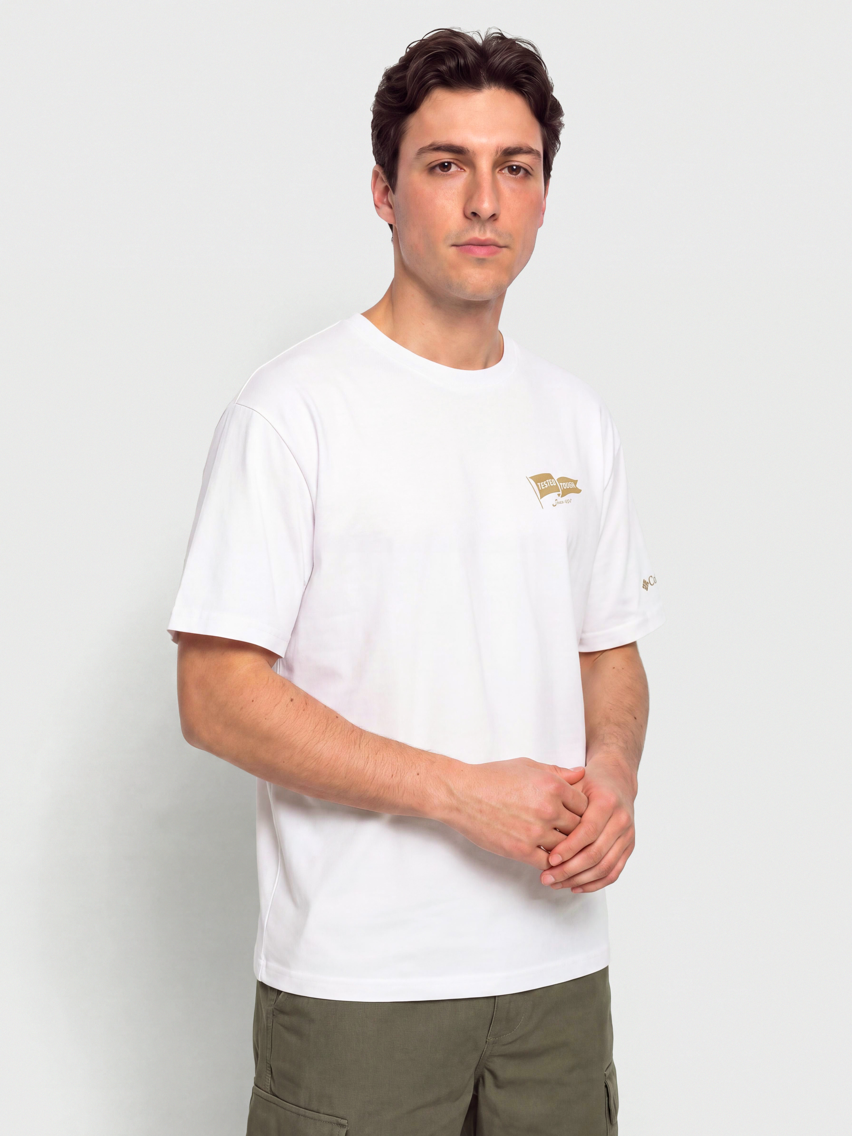 T-shirt Columbia CSC Heavyweight Back Graphic (white/heritage)