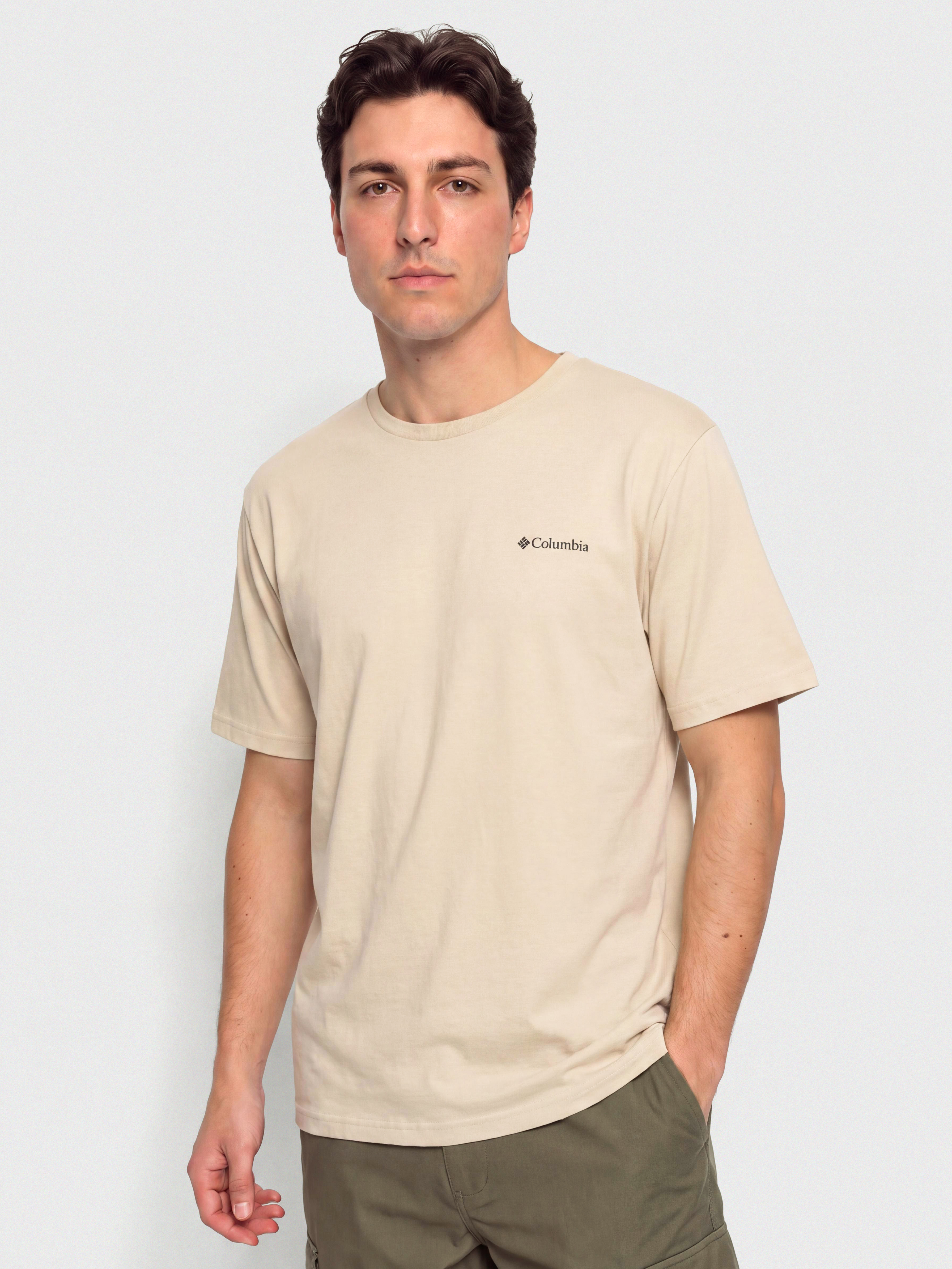 T-shirt Columbia CSC Logo Back (dark stone/boxy brand)