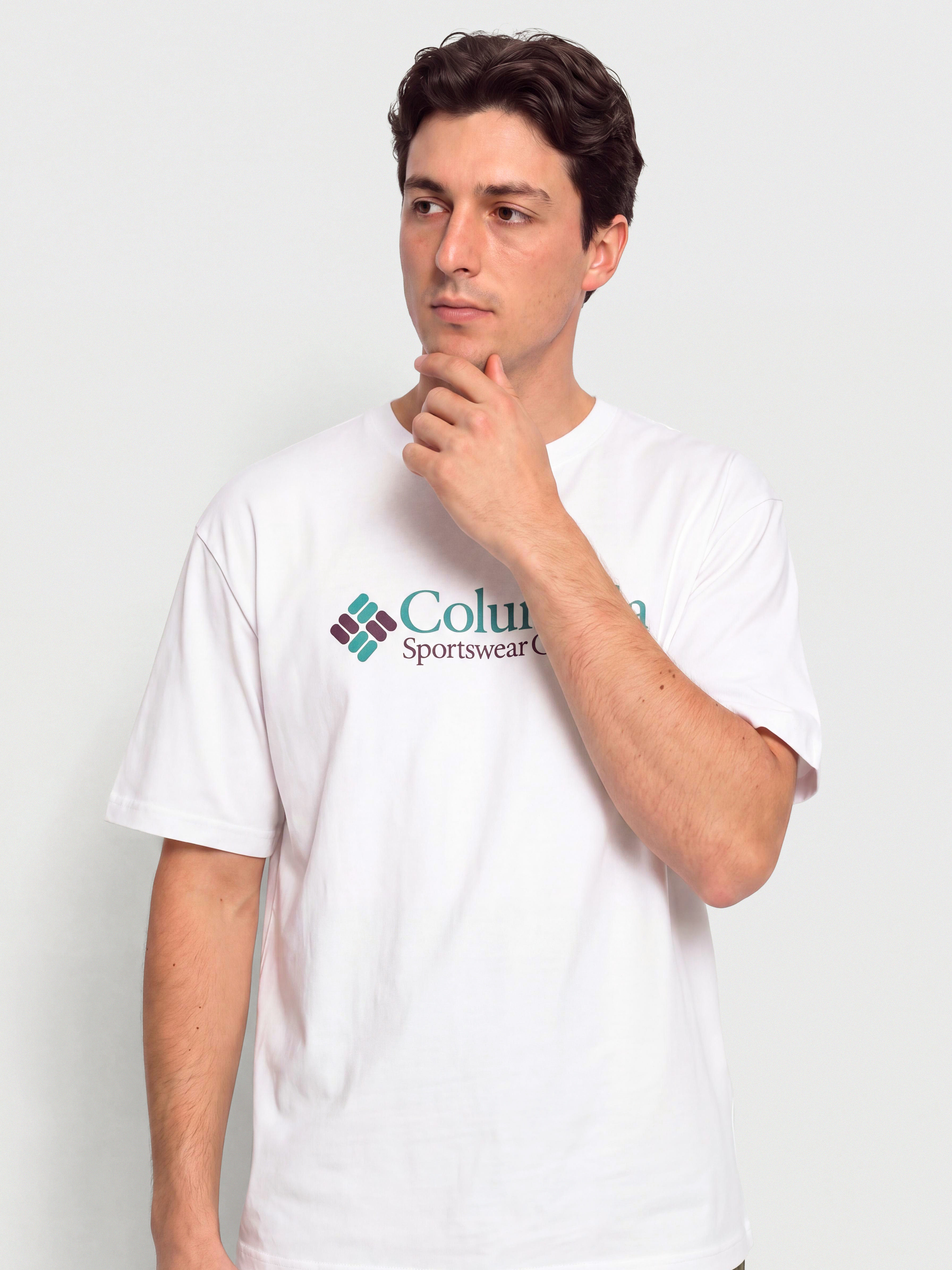 T-shirt Columbia CSC Heavyweight Logo (white csc retro)